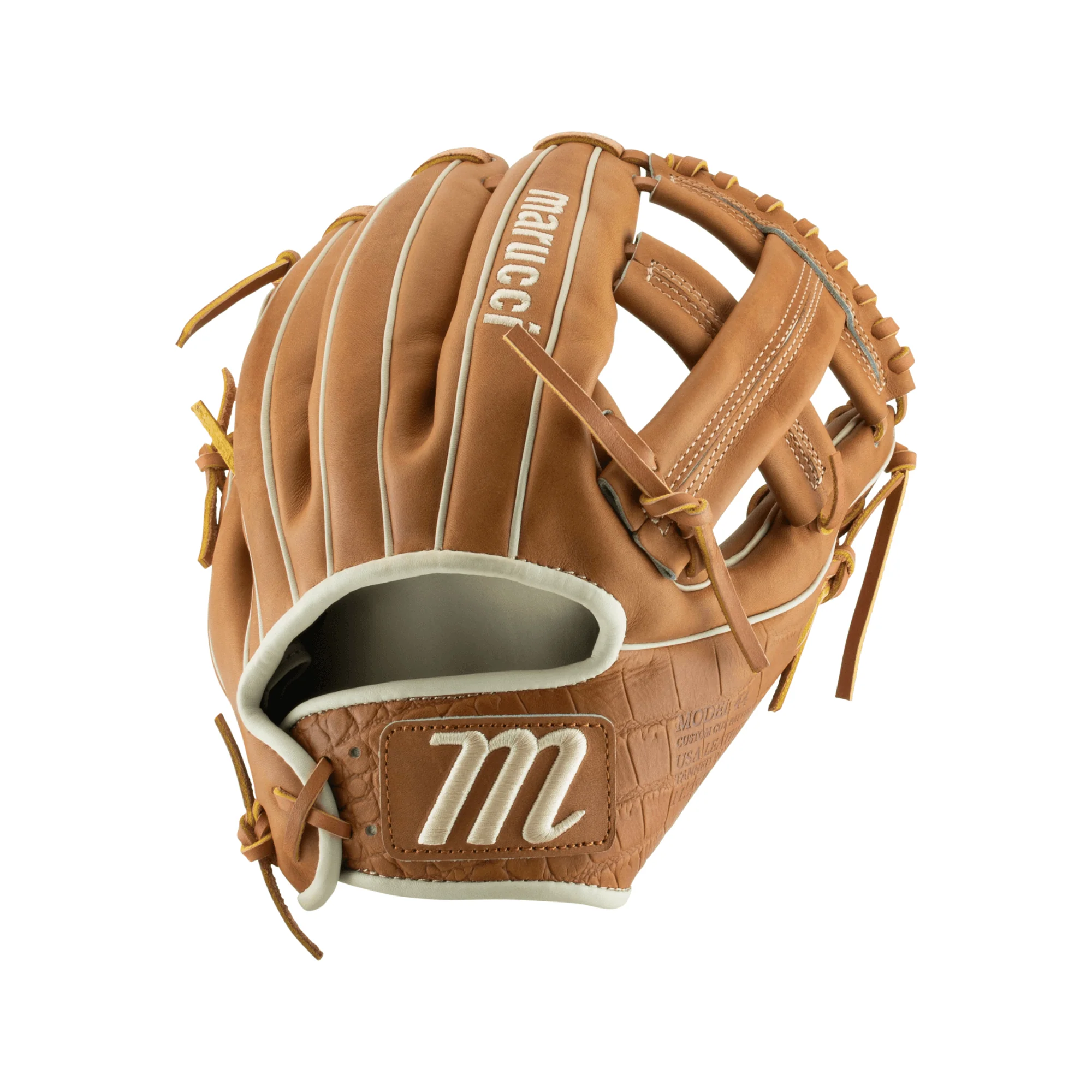 Marucci Capitol Series AB2 Single Post Toffee/Gator Tan RHT 11.75" - Image 4