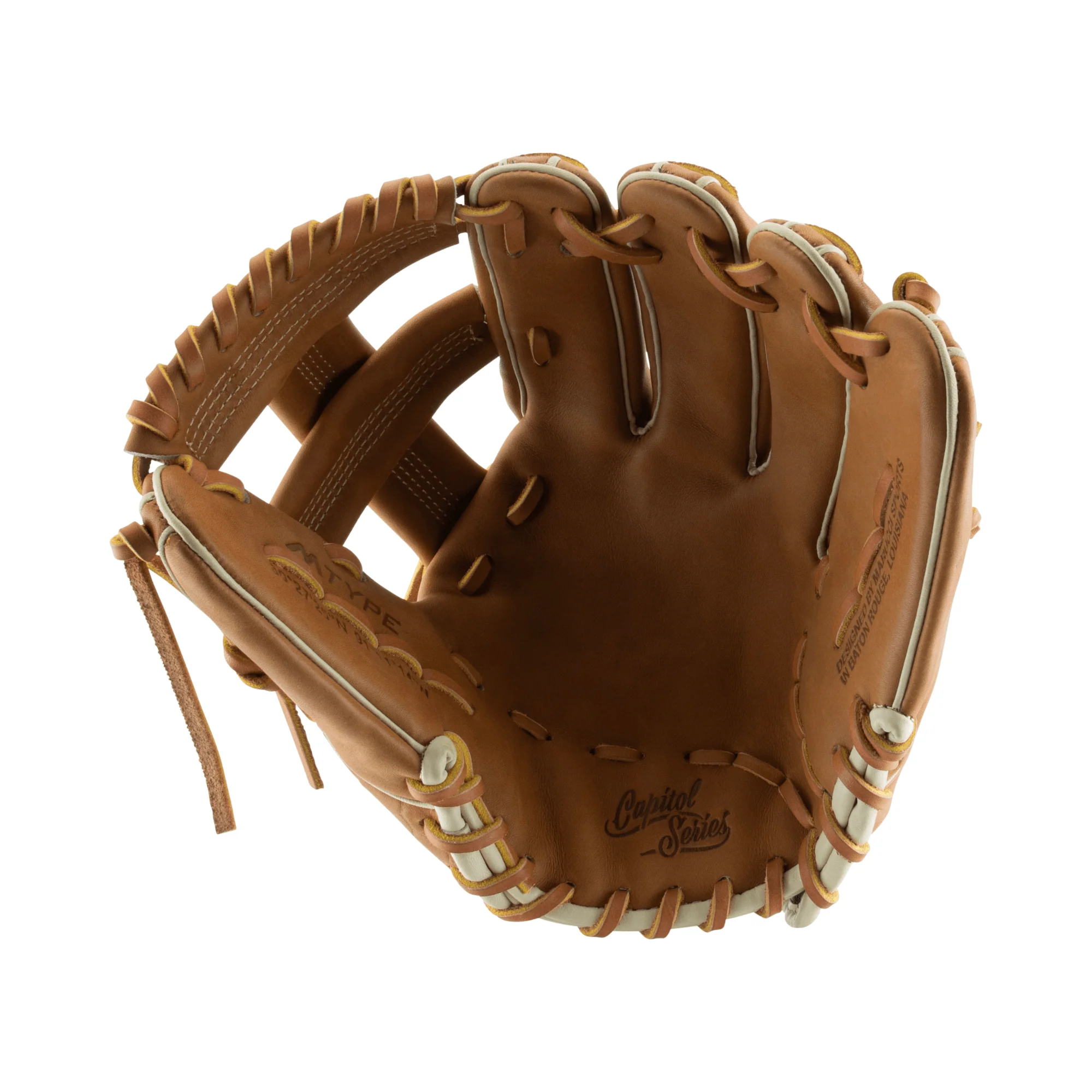 Marucci Capitol Series AB2 Single Post Toffee/Gator Tan RHT 11.75" - Image 5