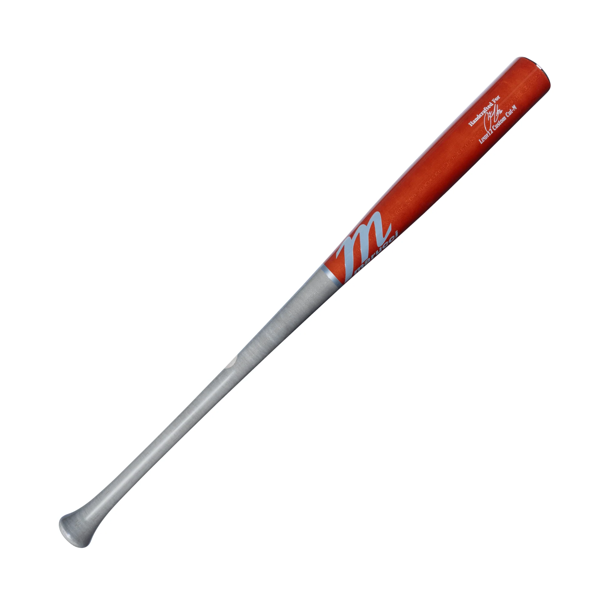 Marucci Lindy12 Pro Exclusive Smoke/Burnt Orange Wood Baseball Bat - Image 2