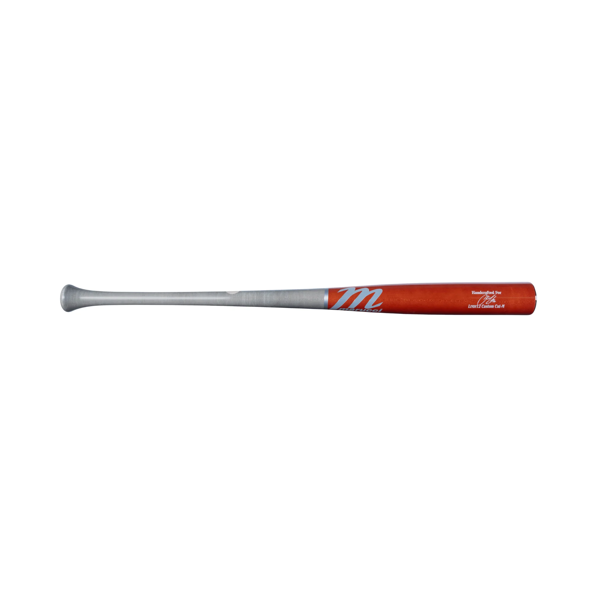 Marucci Lindy12 Pro Exclusive Smoke/Burnt Orange Wood Baseball Bat - Image 3