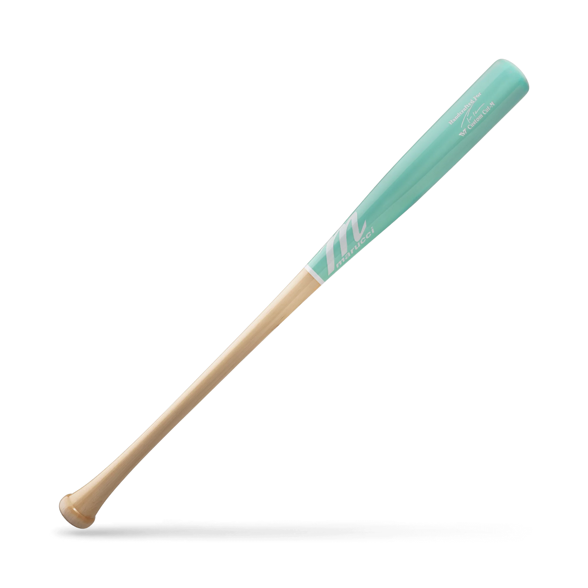 Marucci TVT Pro Exclusive Natural/Mint Wood Baseball Bat - Image 2