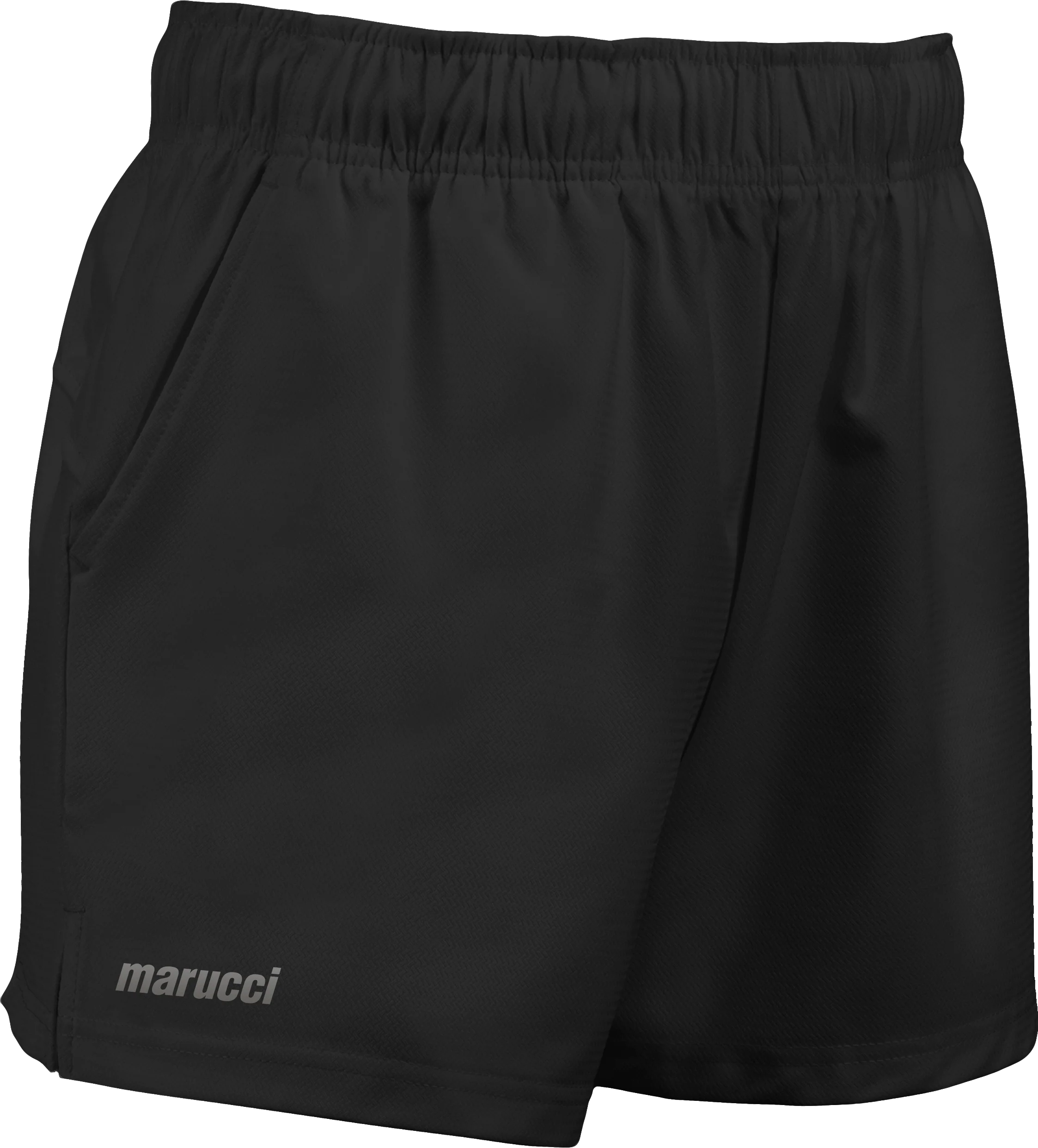 Marucci Womens Rival Training Shorts Black - Image 3