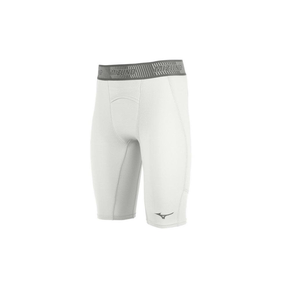 Mizuno Adult Aero Vent Padded Sliding Shorts White - Image 4