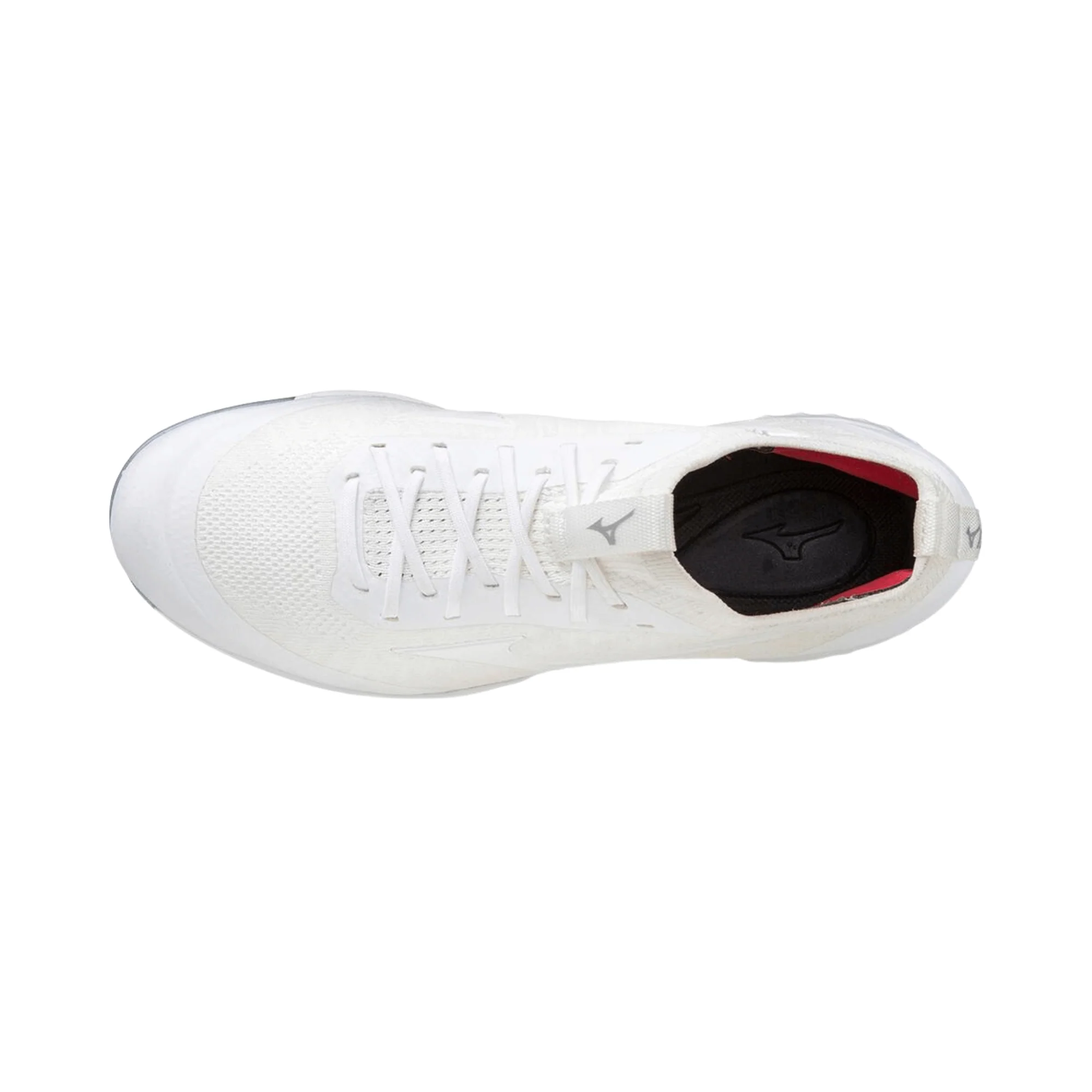 Mizuno Dominant Knit Men’s Metal Baseball Cleat - White - Image 4