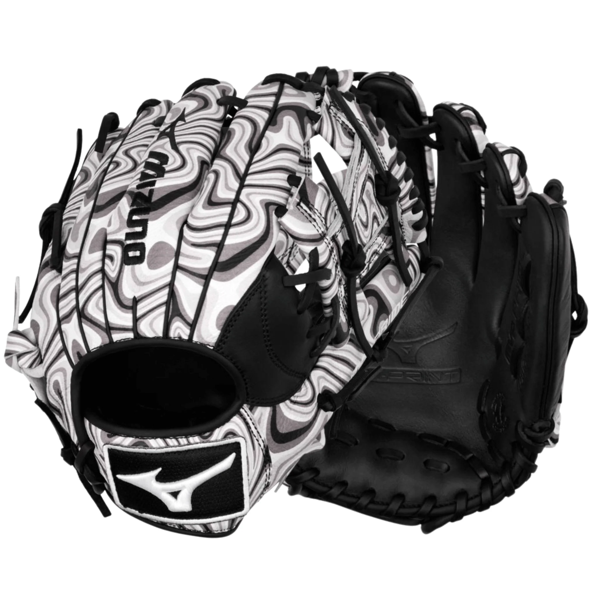 Mizuno GMVP-40MP MVP Prime M-Print Infield Baseball Glove 11.5"RH Oil Slick