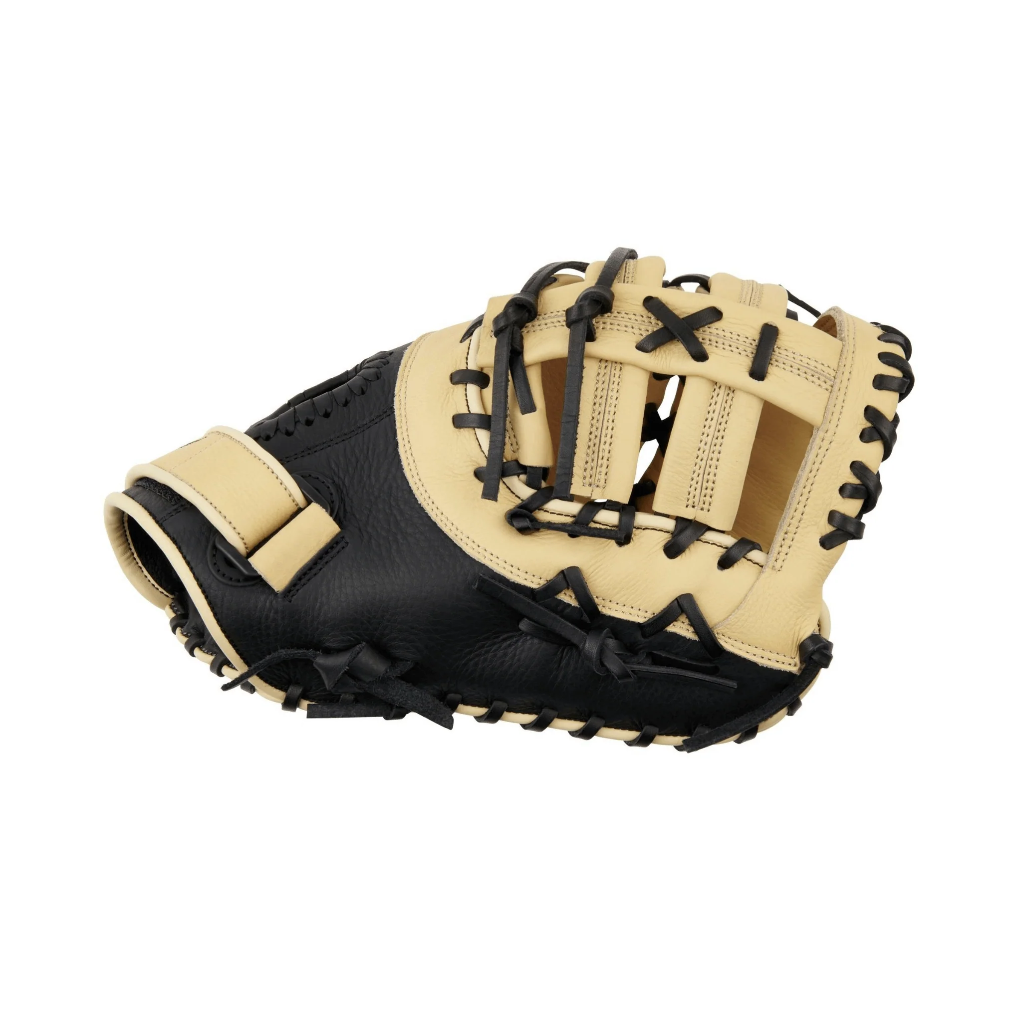 Mizuno GXF90B5 Franchise BB First Base Mitt Baseball Glove 12.5" RH Black/Tan - Image 5