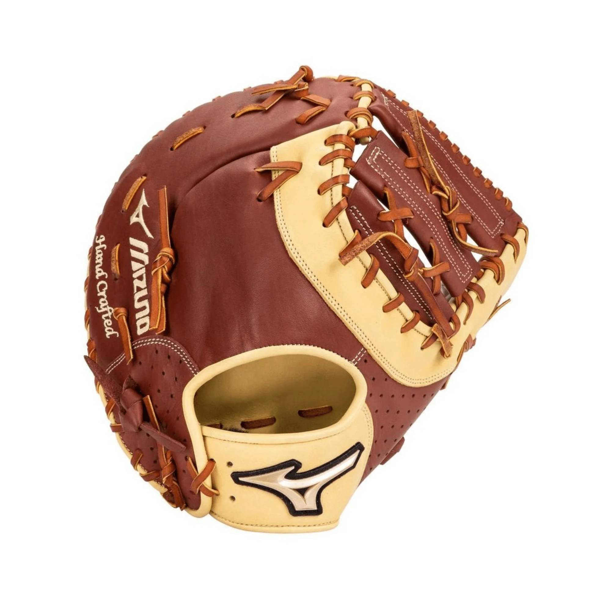 Mizuno Prime Elite First Base Mitt GPE-300FBM 12.5" RH Mahogany-Tan