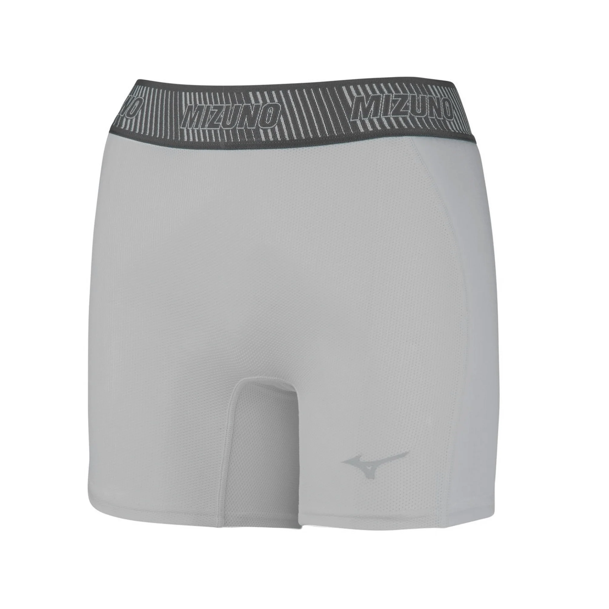 Mizuno Women's Aero Vent Padded Sliding Short Grey - Image 5