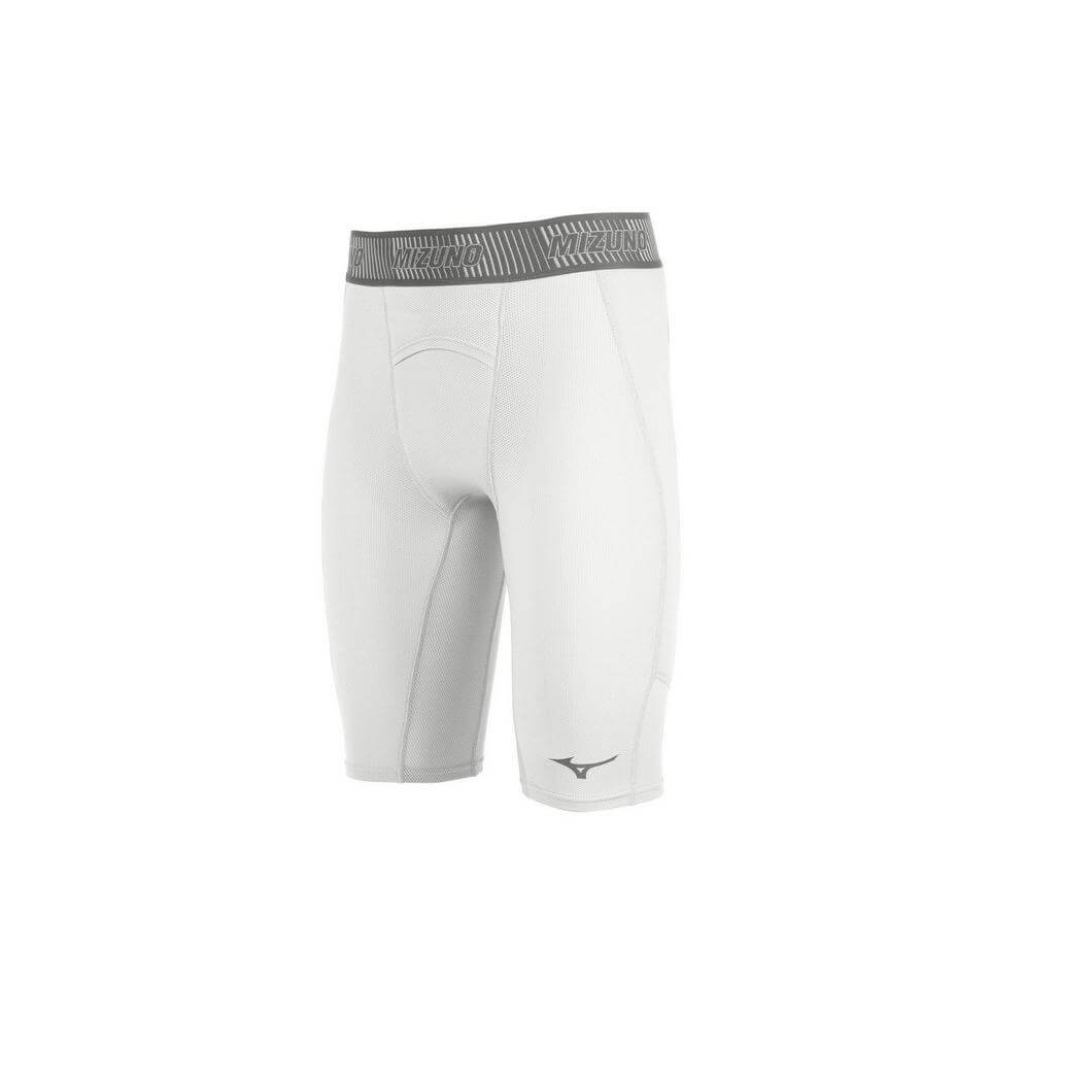 Mizuno Youth Aero Vent Padded Sliding Shorts White - Image 3