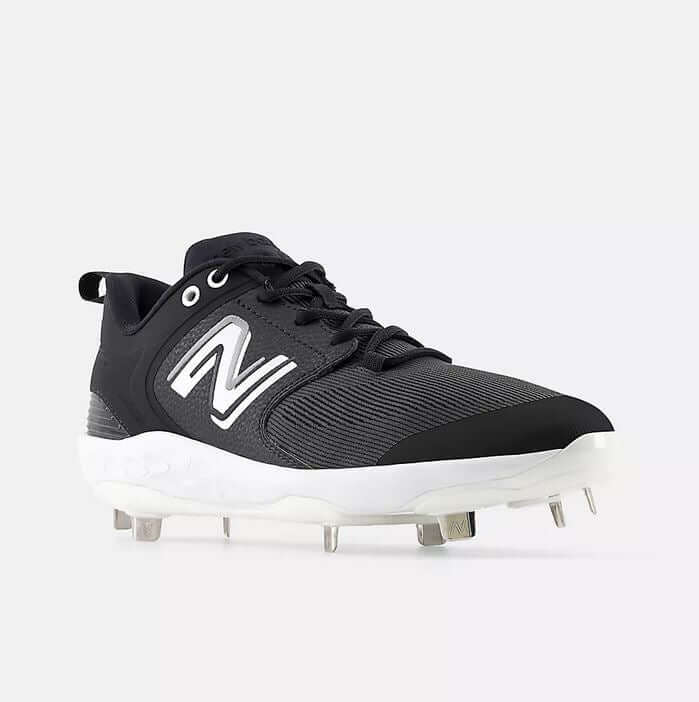 New Balance Fresh Foam X 3000 v6 Metal Baseball Cleats - Black - Image 8