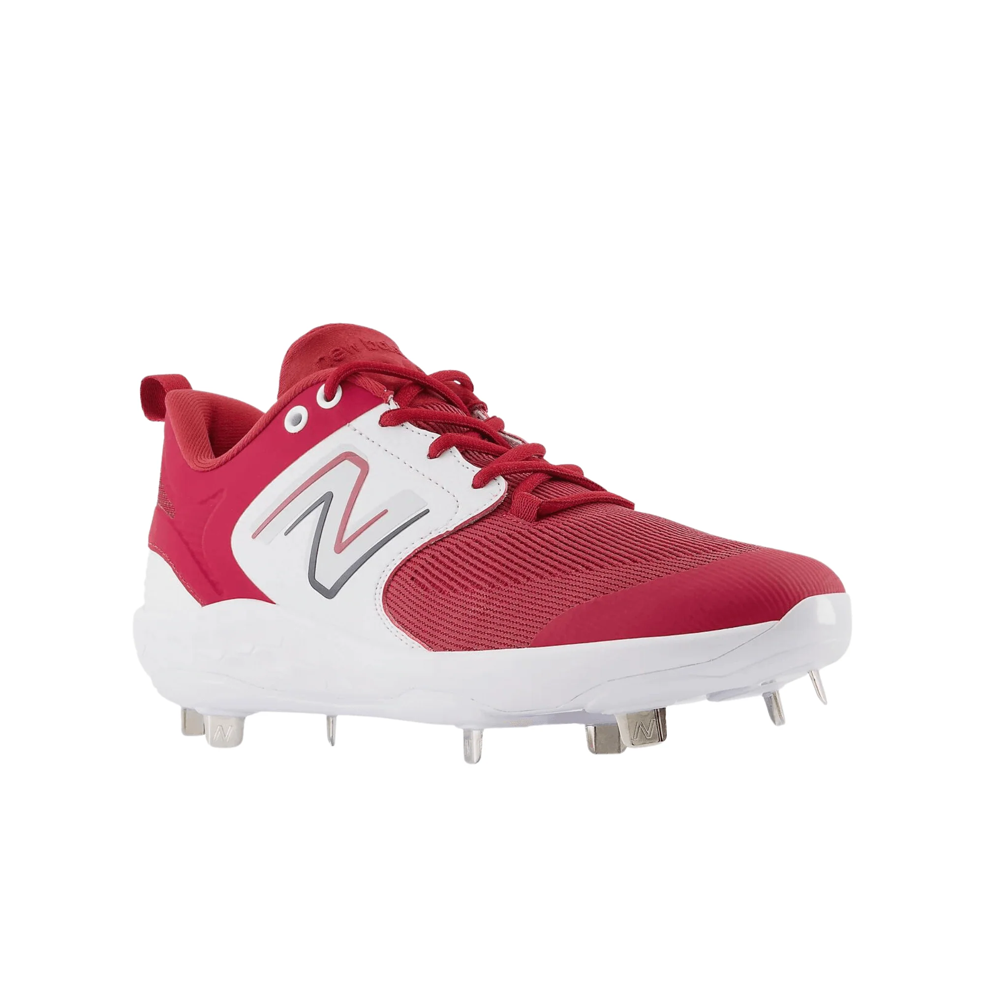 New Balance Fresh Foam X 3000 v6 Metal Baseball Cleats - Cardinal - Image 6