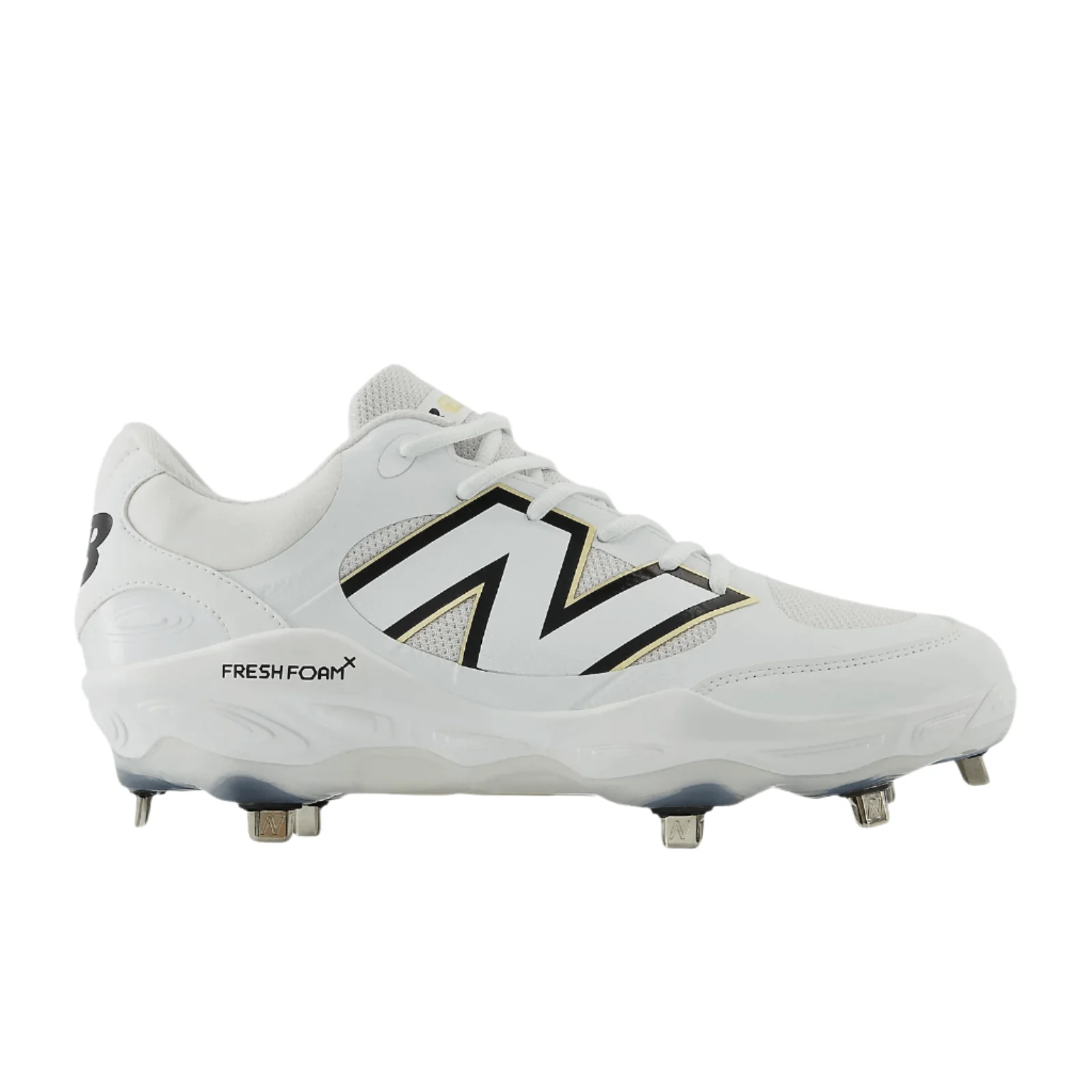 New Balance Fresh Foam X 3000v7 Baseball Cleats - White - Image 6
