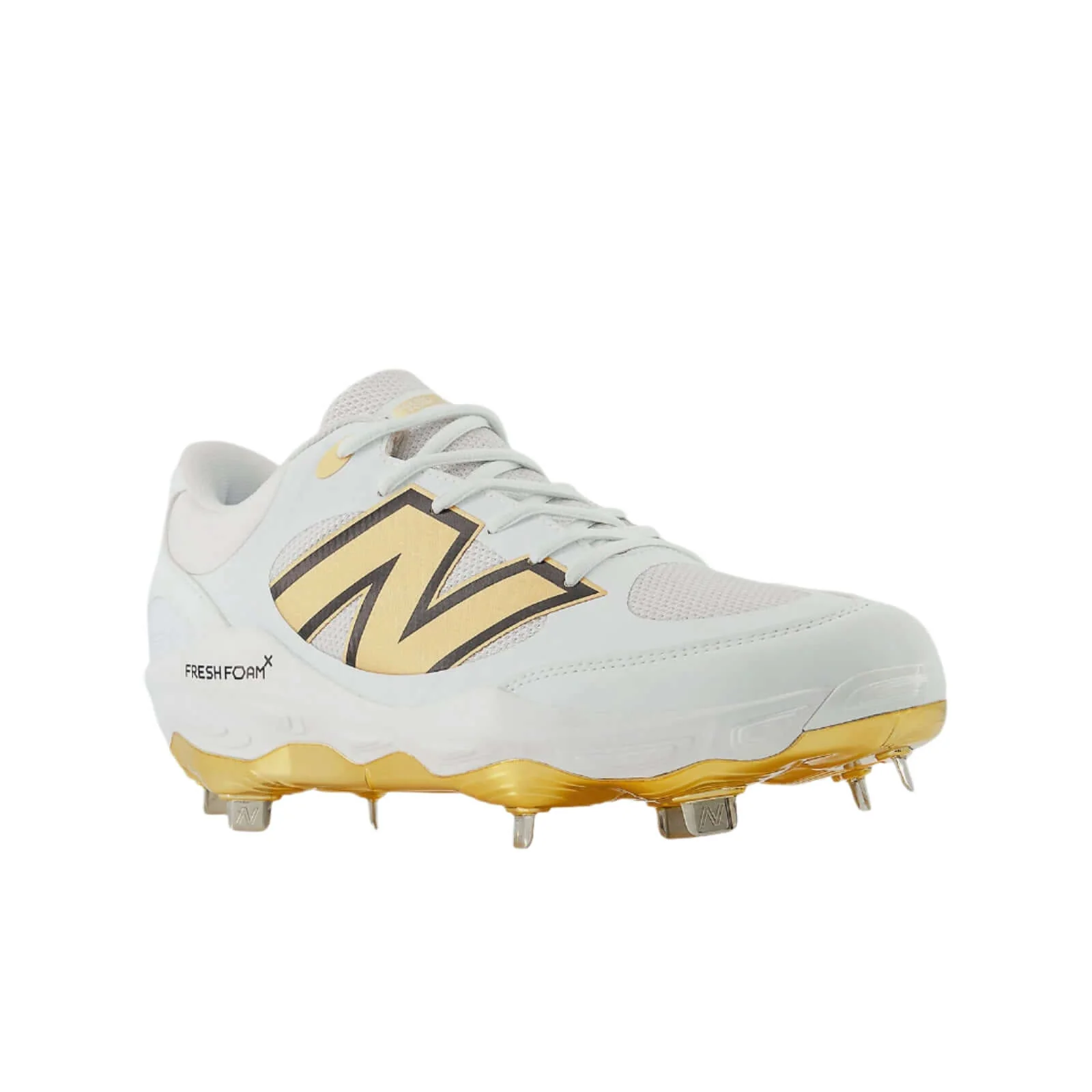 New Balance Fresh Foam X 3000v7 - White Metallic Gold - Image 2