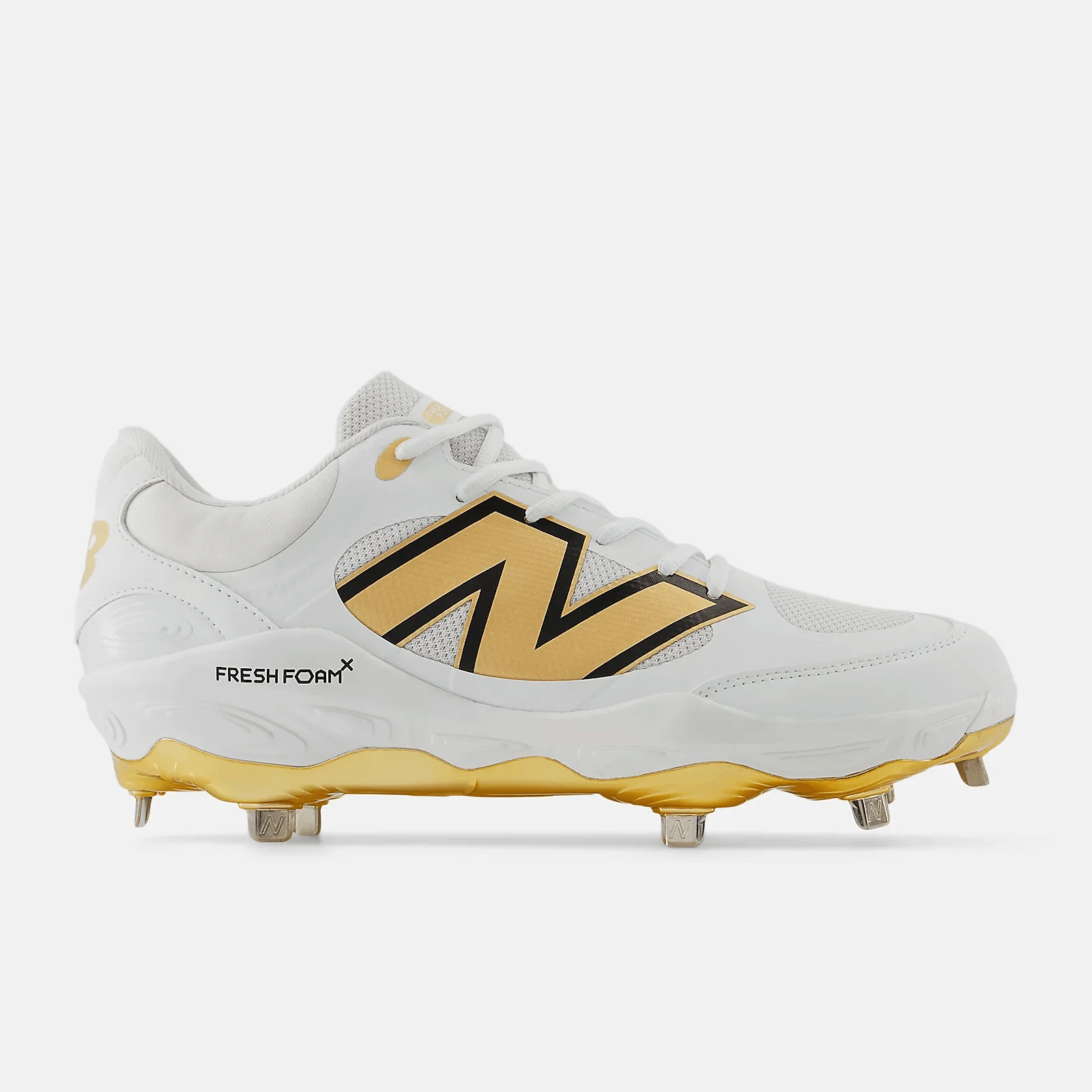 New Balance Fresh Foam X 3000v7 - White Metallic Gold - Image 6