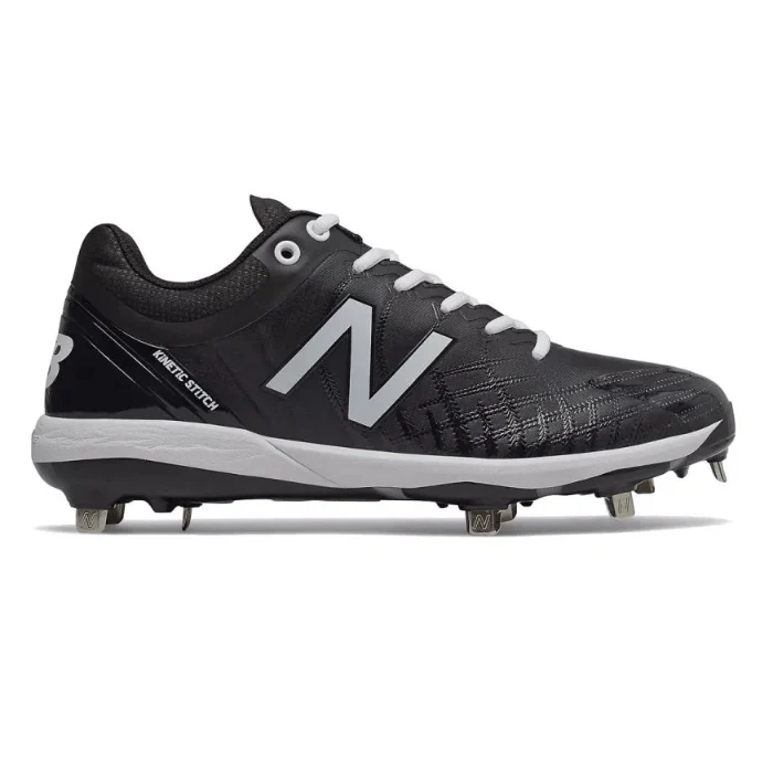 New Balance L4040V5 BK5 Metal Cleats Black - Image 5