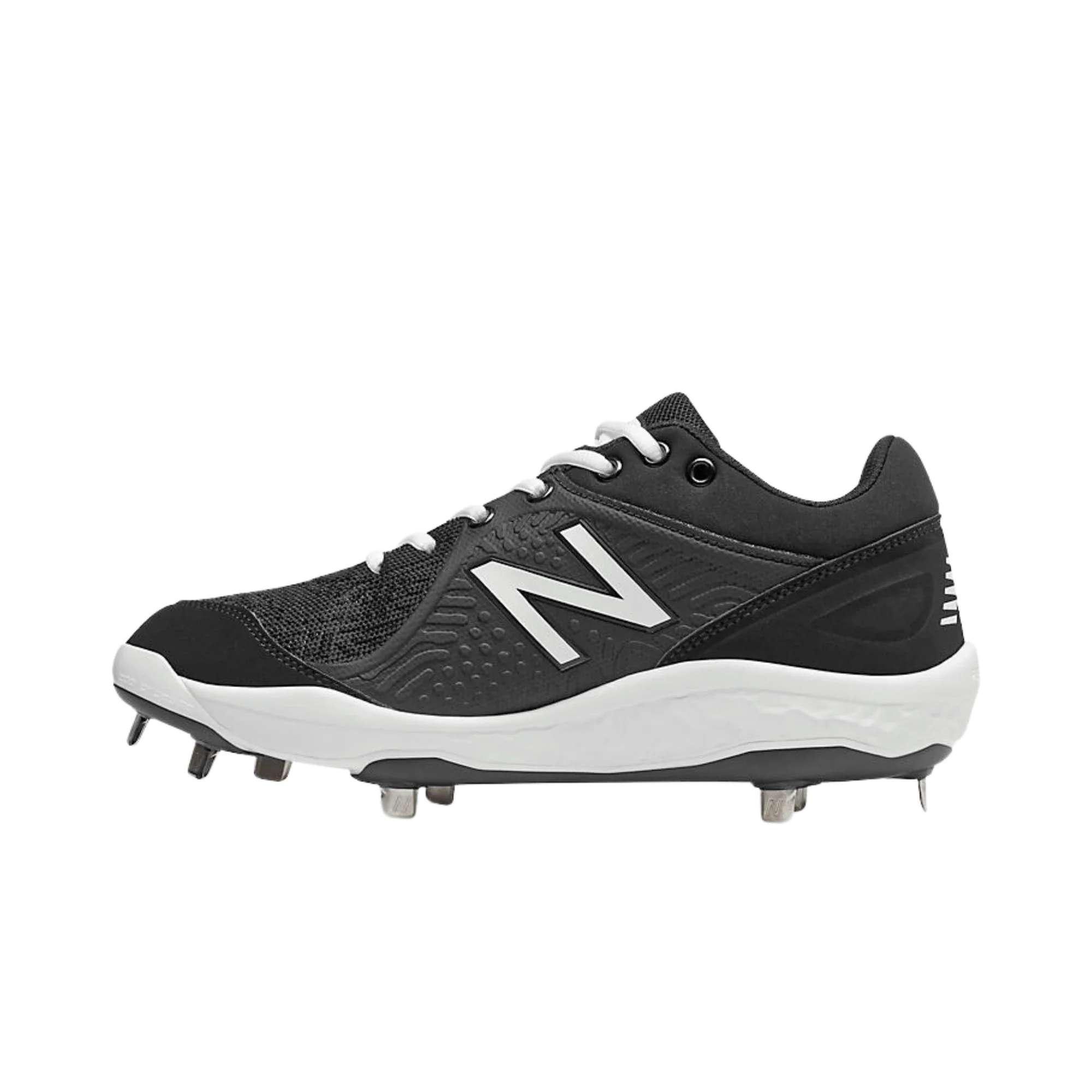 New Balance Low-Cut Fresh Foam 3000v5 Metal Baseball Cleats - Black - Image 2