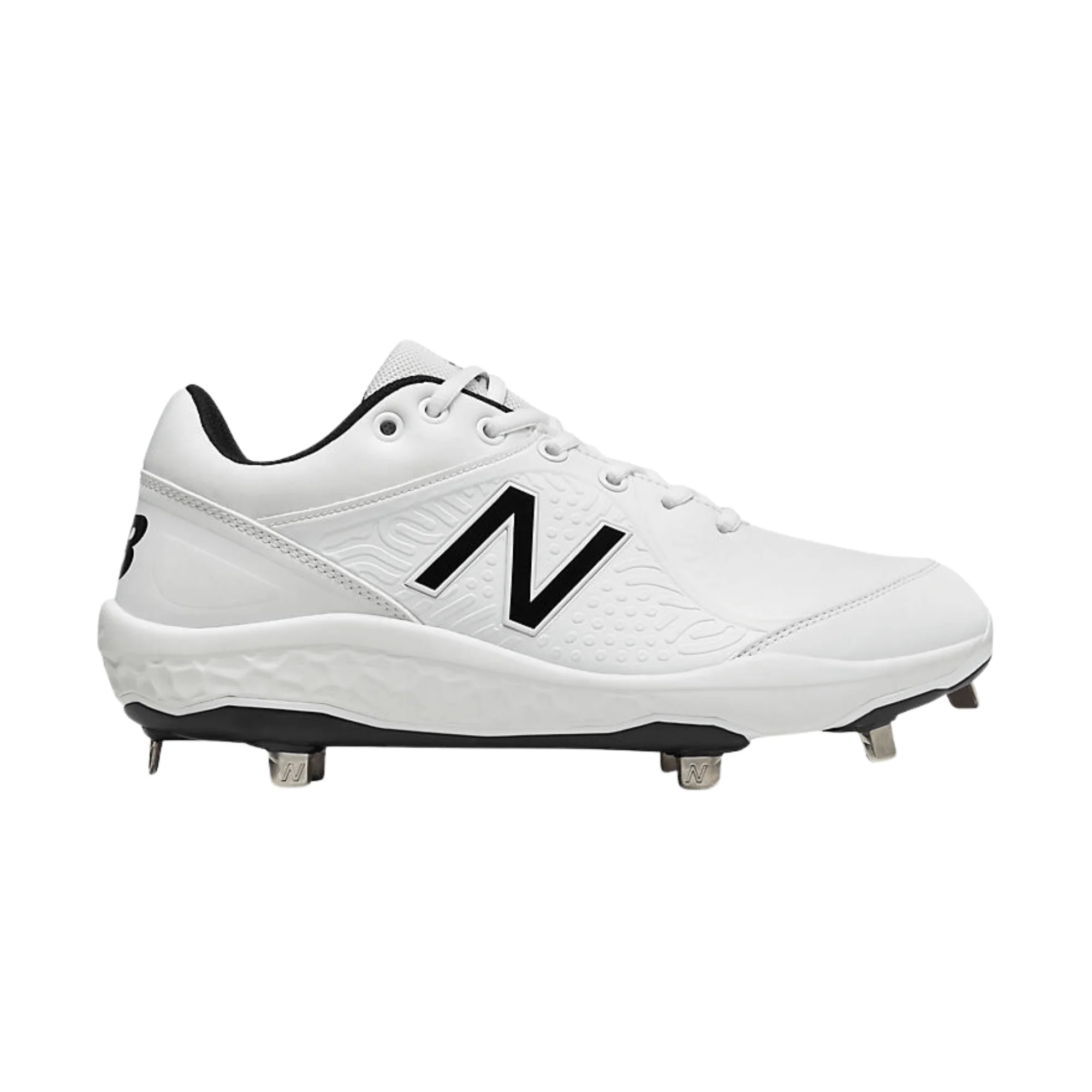 New Balance Low-Cut Fresh Foam 3000v5 Metal Baseball Cleats - White