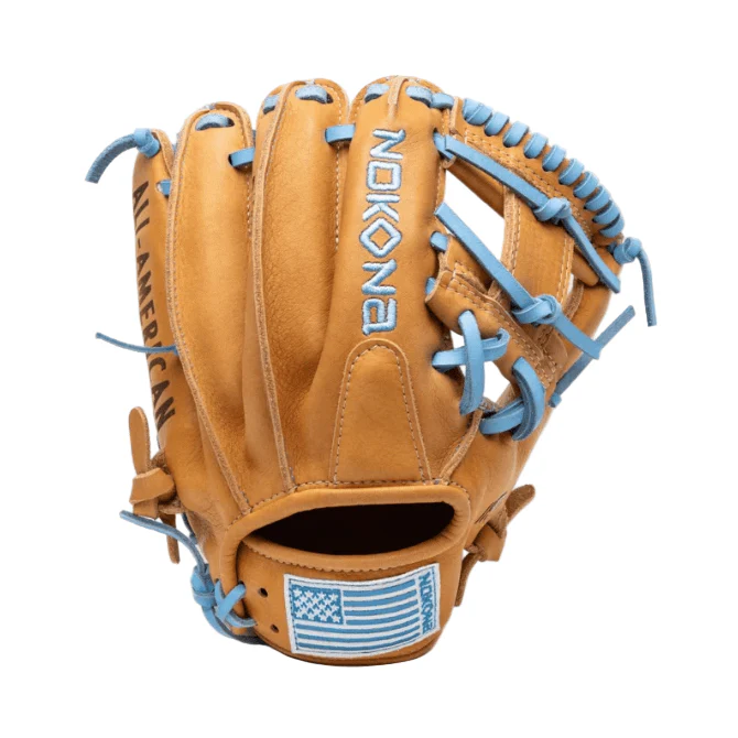Nokona S1 All-American S1-EP200 Infield Glove - Tan & Columbia I Web Infield 11.25" - Image 3