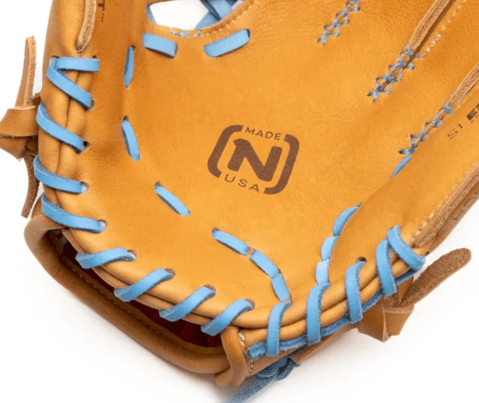 Nokona S1 All-American S1-EP200 Infield Glove - Tan & Columbia I Web Infield 11.25" - Image 7