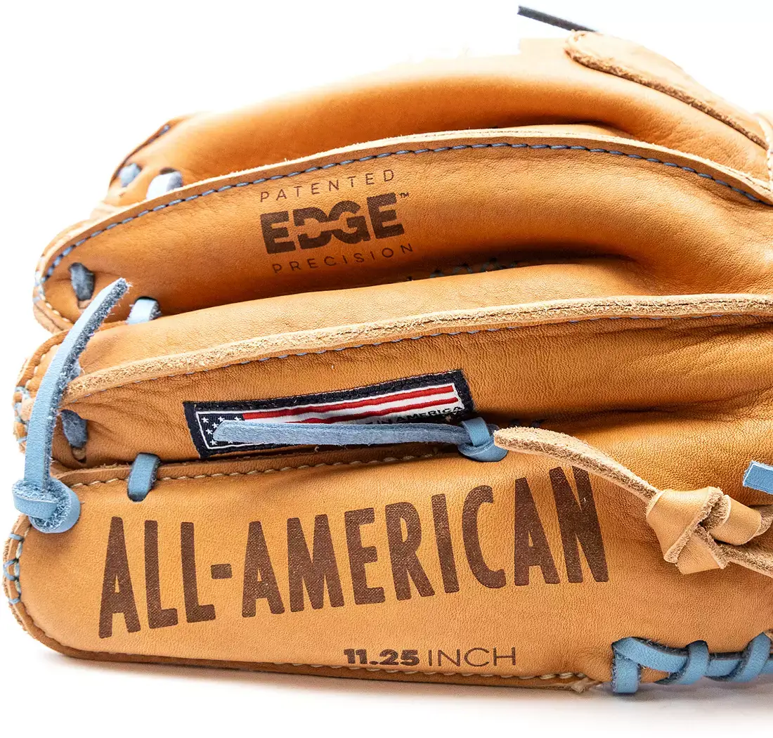 Nokona S1 All-American S1-EP200 Infield Glove Tan & Columbia Single Post Infield 11.25" - Image 5