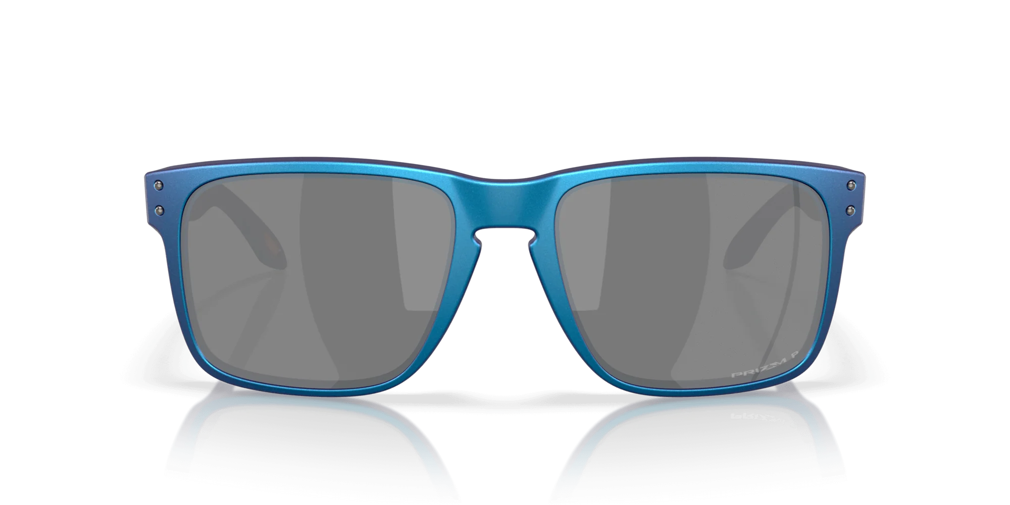 Oakley Holbrook XL Matte Cyan/Blue Frame Prizm Black Polarized Lenses - Image 2