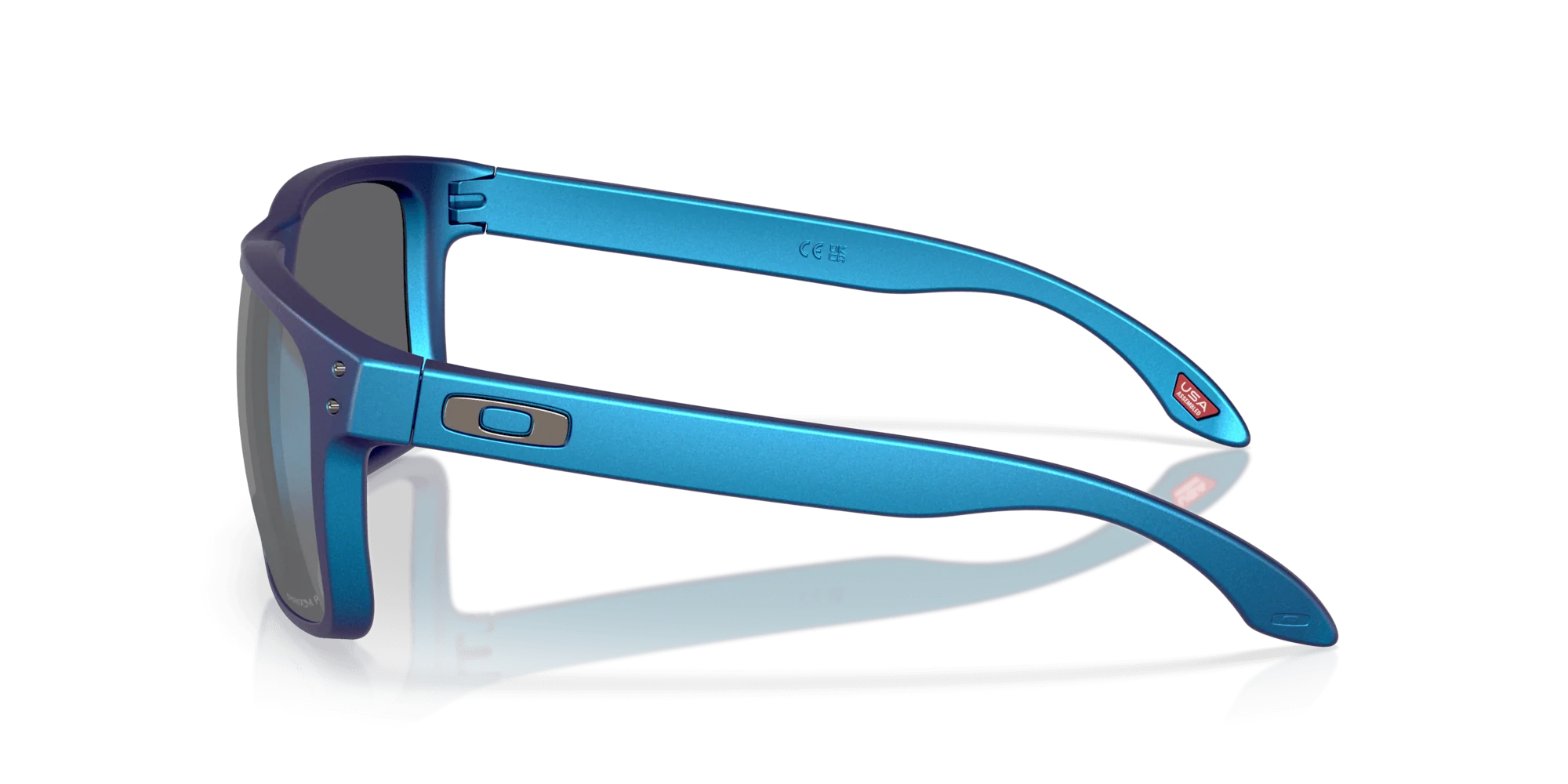 Oakley Holbrook XL Matte Cyan/Blue Frame Prizm Black Polarized Lenses - Image 3