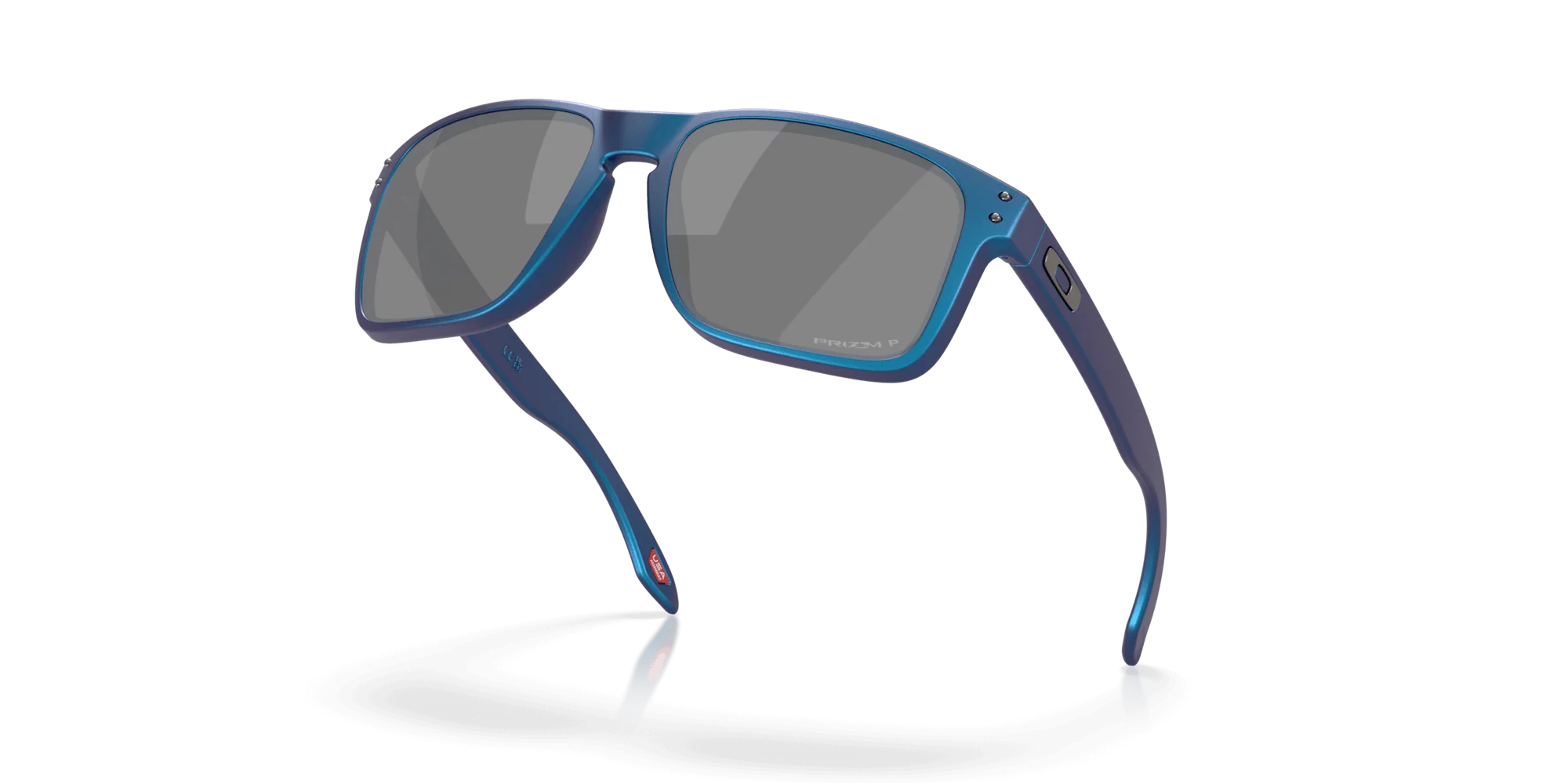 Oakley Holbrook XL Matte Cyan/Blue Frame Prizm Black Polarized Lenses - Image 4