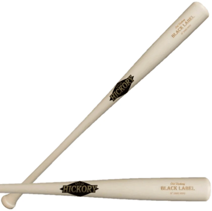 Old Hickory Black Label Natural (Matte) Wood Baseball Bat