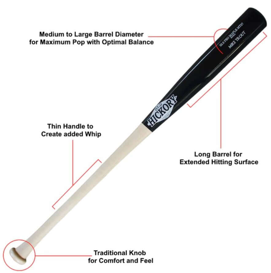 Old Hickory Steel Pressed MT27 Wood Baseball Bat - Image 4