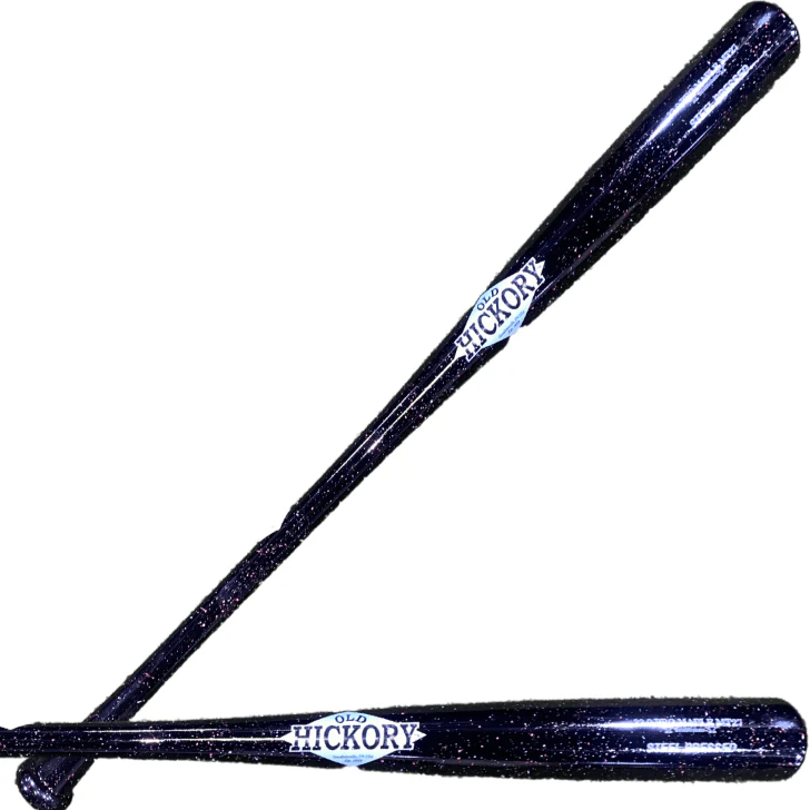 Old Hickory Steel Pressed MT27 Black Galaxy Custom Wood Baseball Bat