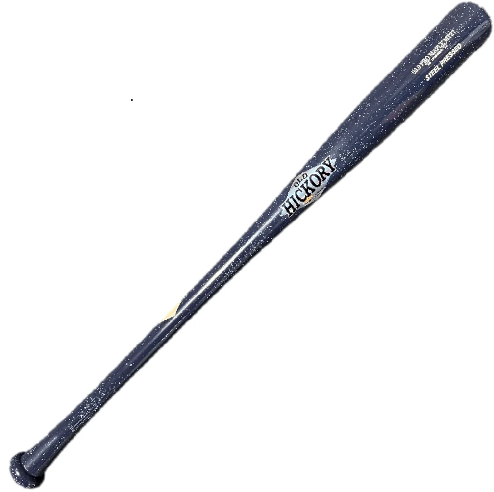 Old Hickory Steel Pressed MT27 Navy Splatter Custom Wood Baseball Bat - Image 2