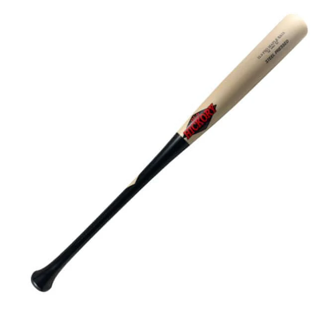 Old Hickory Steel Pressed RA13 Black/Natural Wood Baseball Bat - Image 6