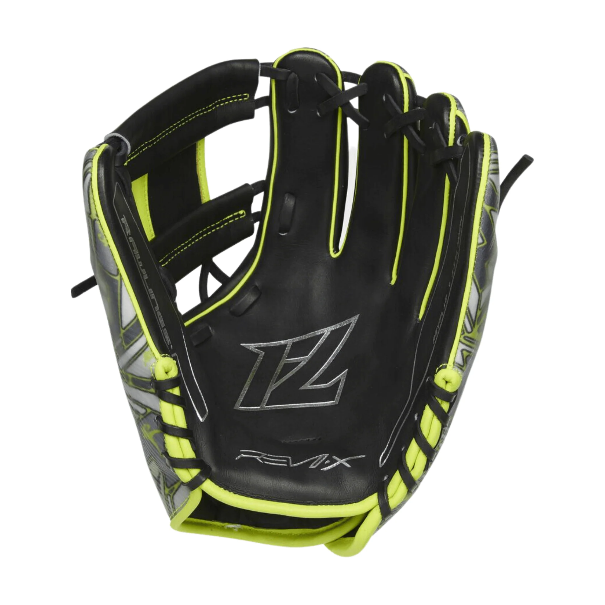 Rawlings REV1X Infielders Glove 11.75" - RHT - Yellow/Black - Image 2