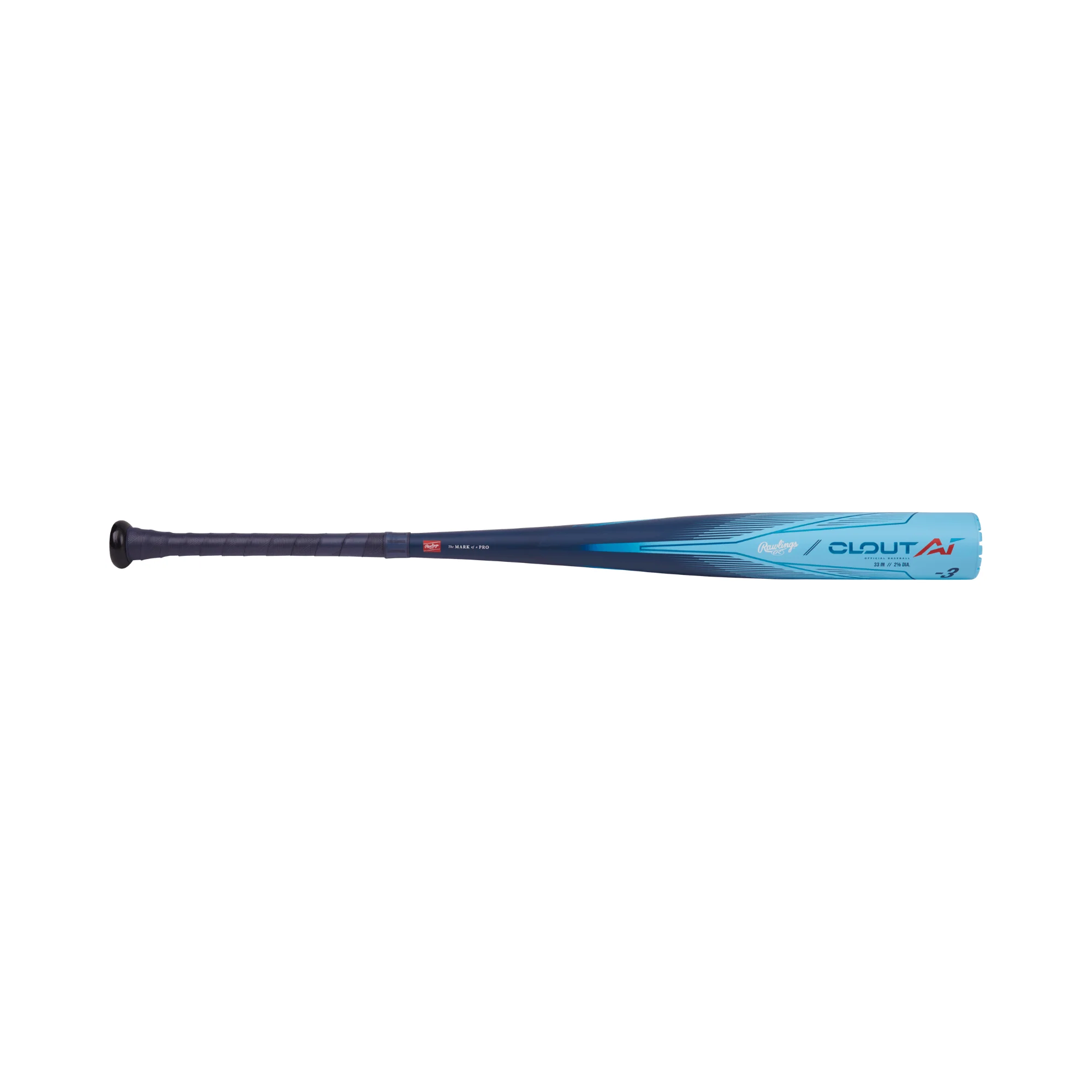 Rawlings 2024 Clout AI -3 (2 5/8" Barrel) BBCOR Baseball Bat - Image 4