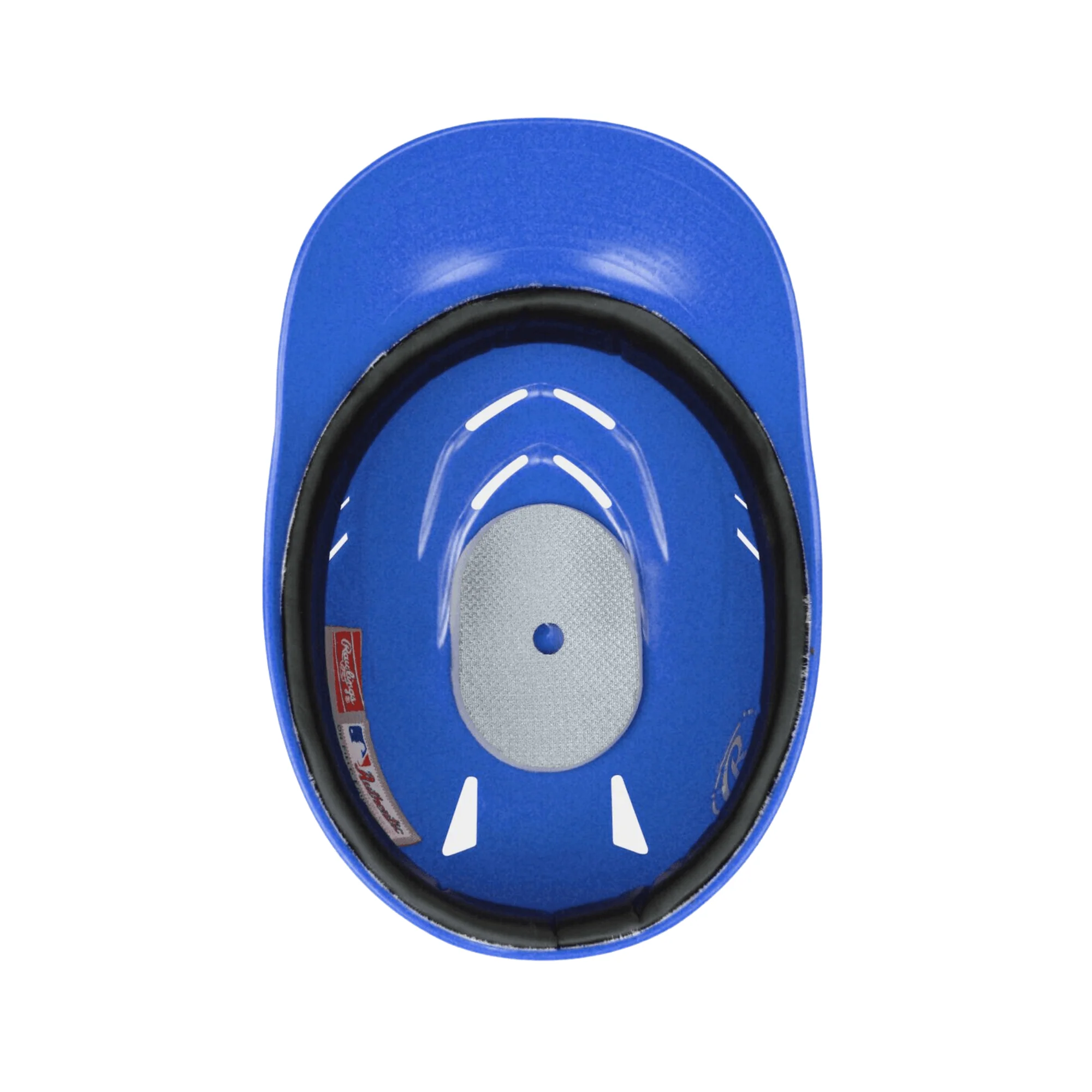 Rawlings Coolflo 1 Tone Catchers And  Base Coach Skull Cap Helmet - Matte Royal - Image 3