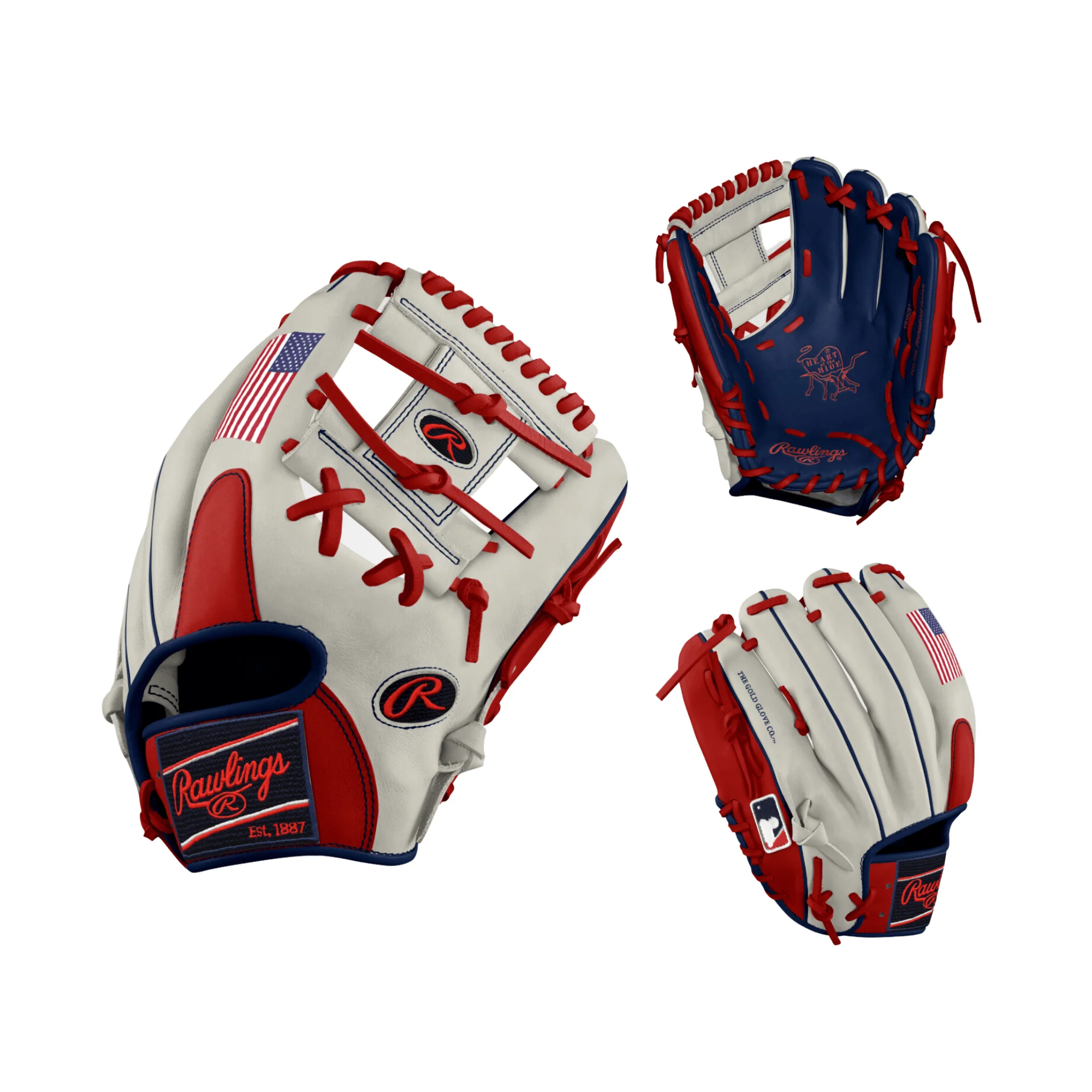 Rawlings Custom Heart of the Hide 11 1/2 USA INF Glove - Image 2