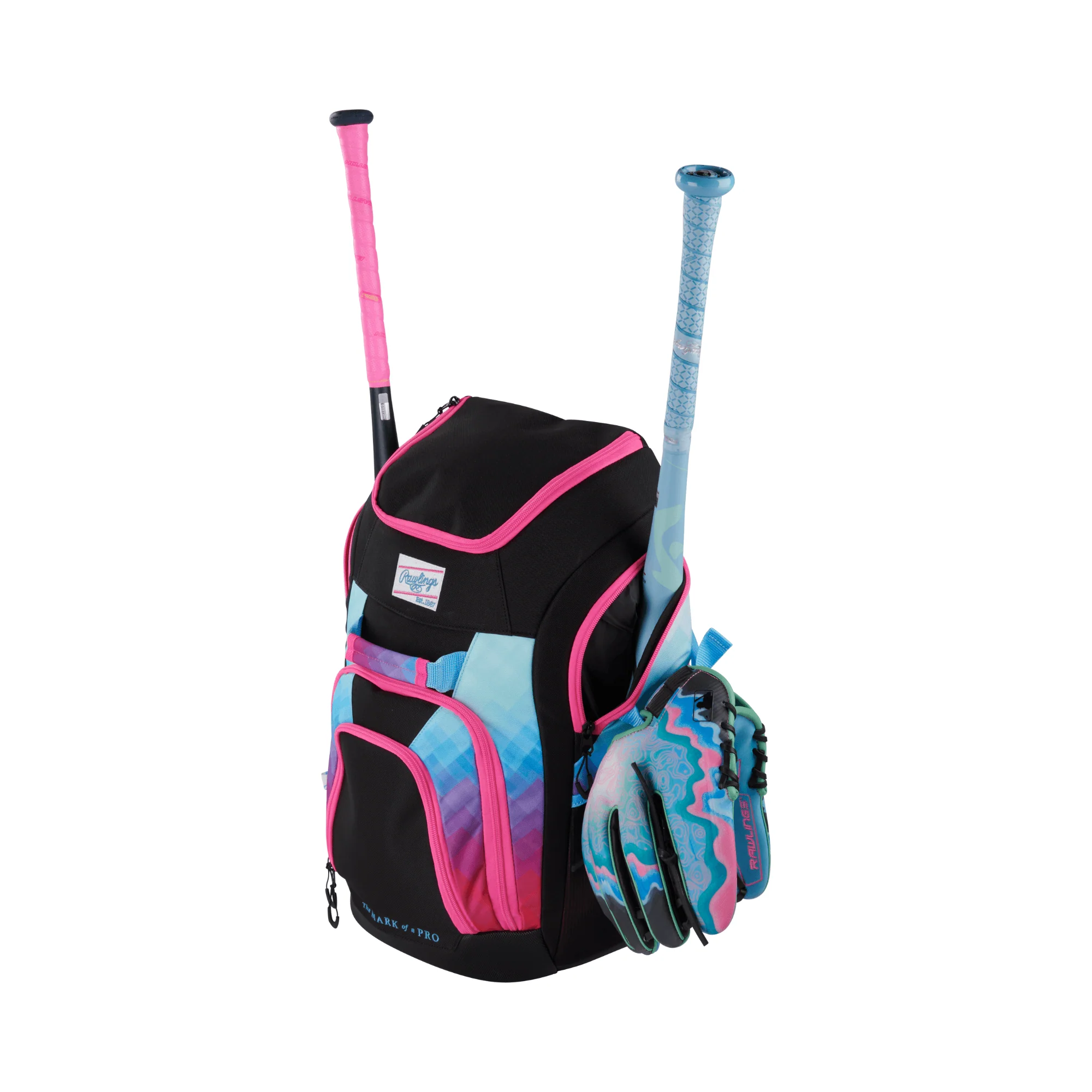 Rawlings Franchise 2 Players Backpack  Miami - Image 4