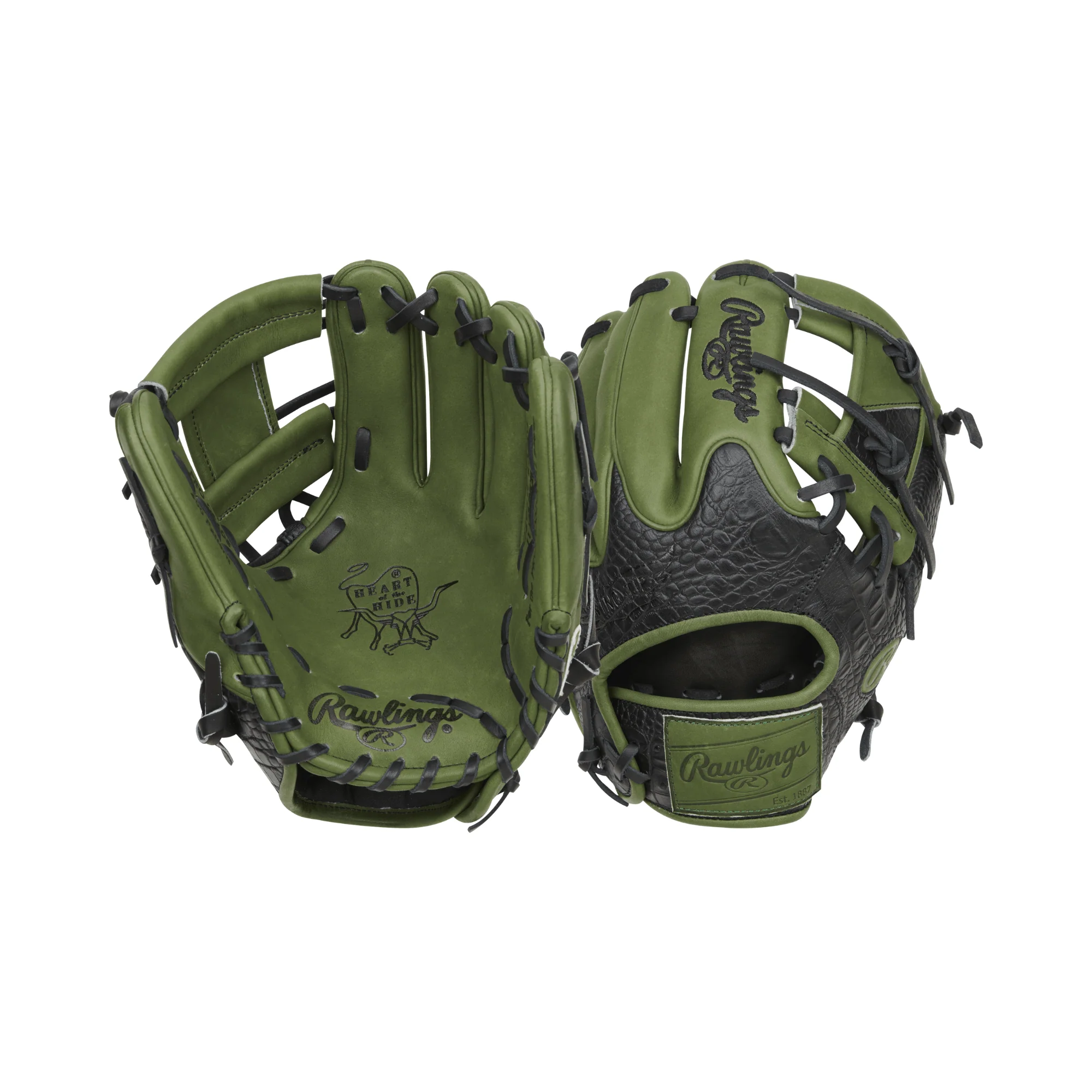 Rawlings Heart Of the Hide Color Sync 8.0 Baseball Glove PRO204W-2XMG 11.5" RHT - Image 4