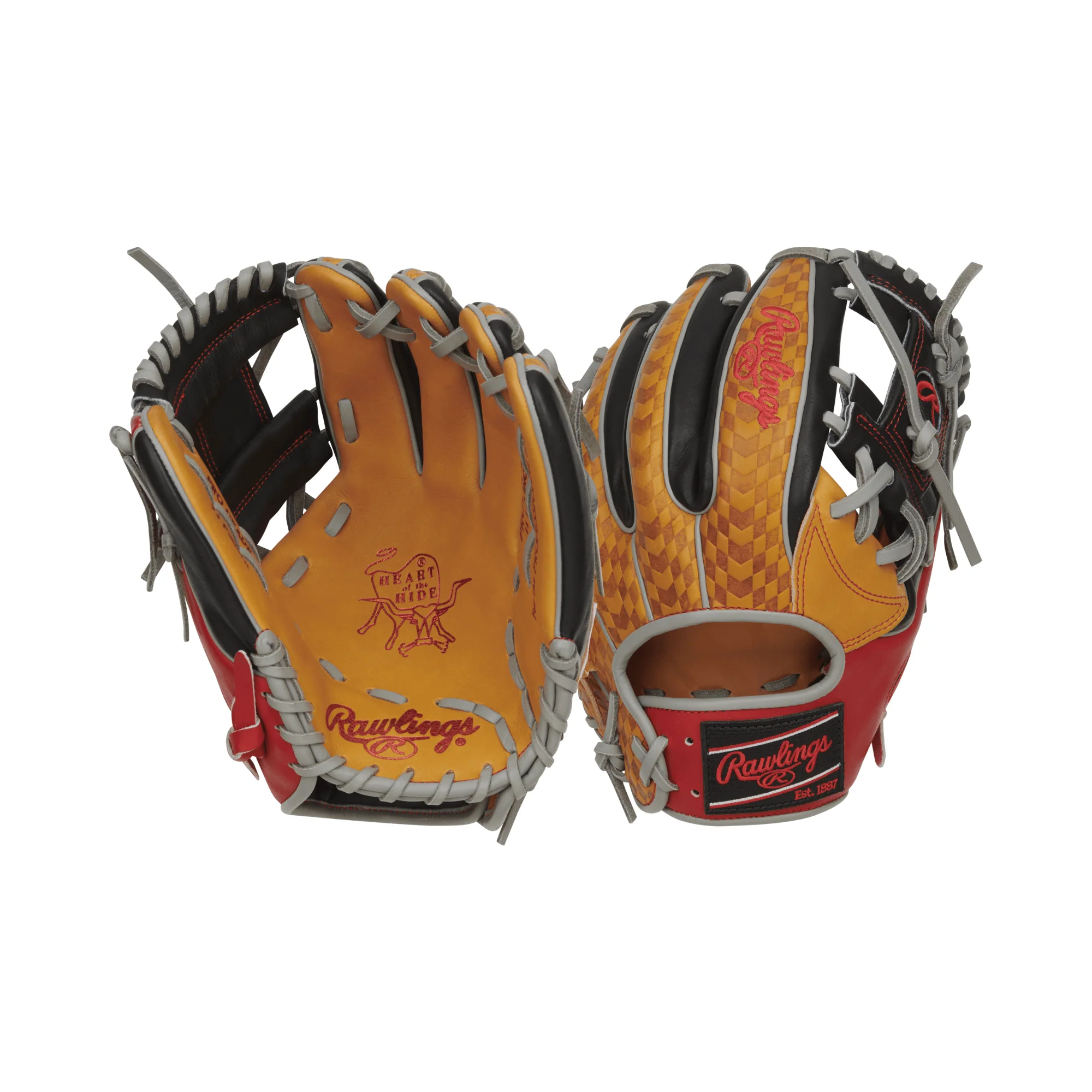 Rawlings Heart Of The Hide - Color Sync 8.0 Limited Edition Baseball Glove PRO934-2TS 11.5" RHT - Image 6