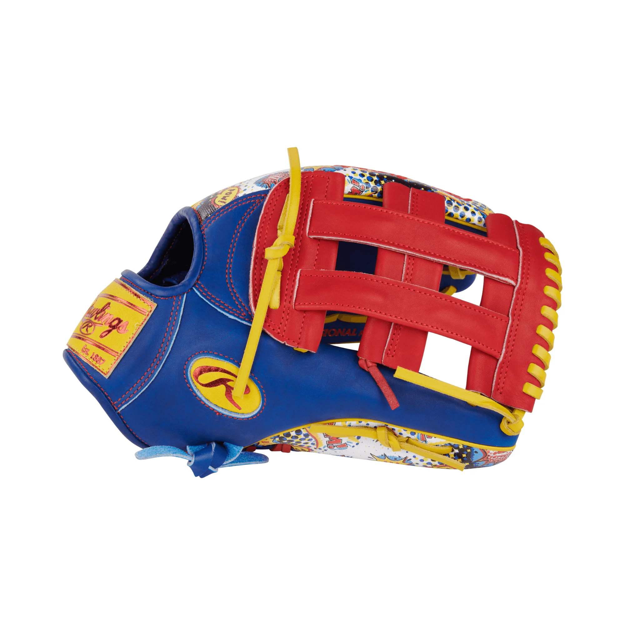 Rawlings Heart of the Hide ColorSync 9.0 Comic Outfield Glove 12.75" - Image 5