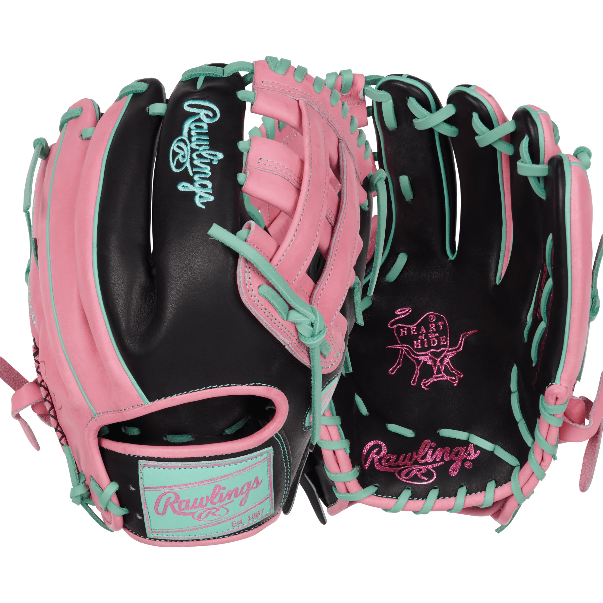 Rawlings Heart of the Hide ColorSync 9.0 Outfield Glove 12.25"