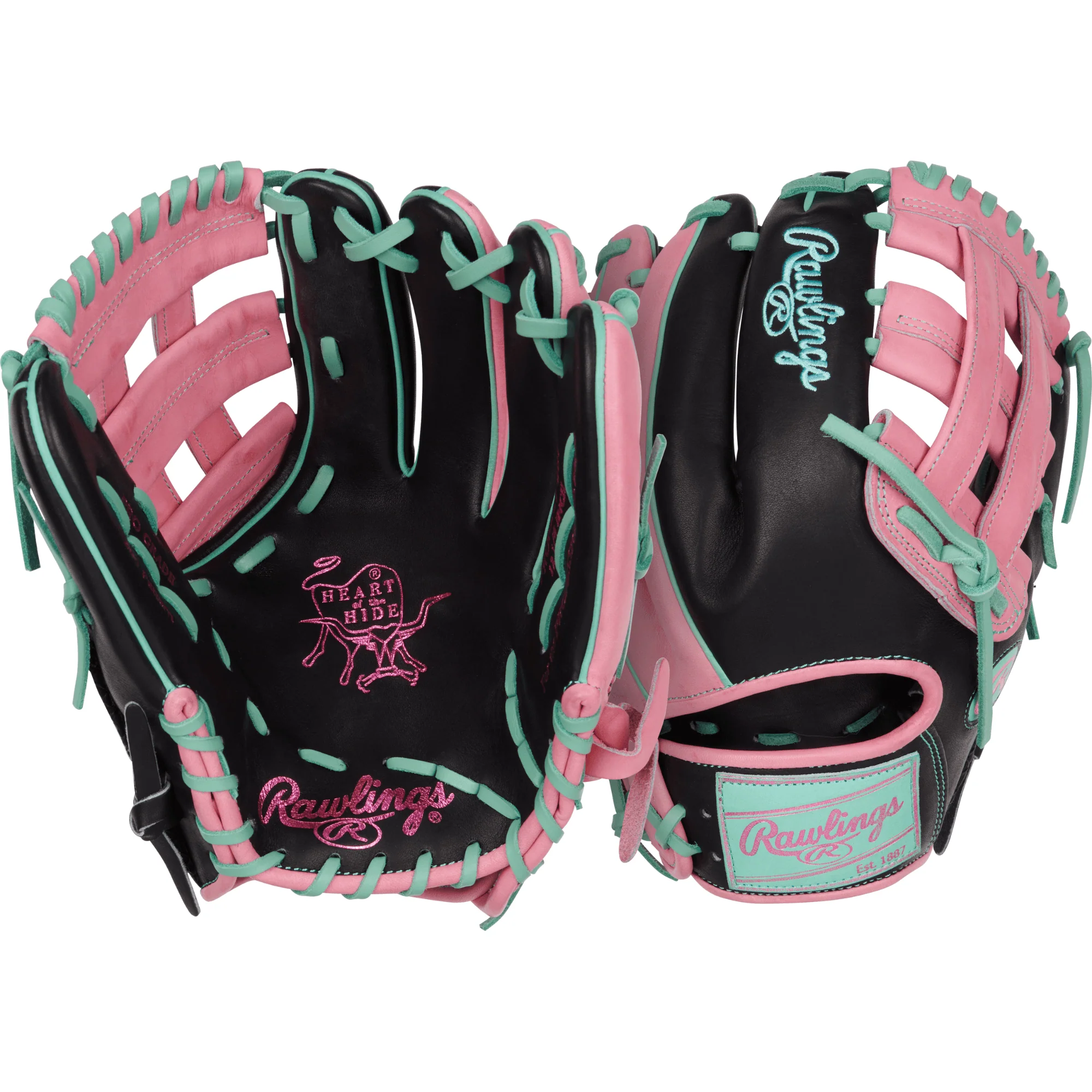 Rawlings Heart of the Hide ColorSync 9.0 Outfield Glove 12.25" - Image 6