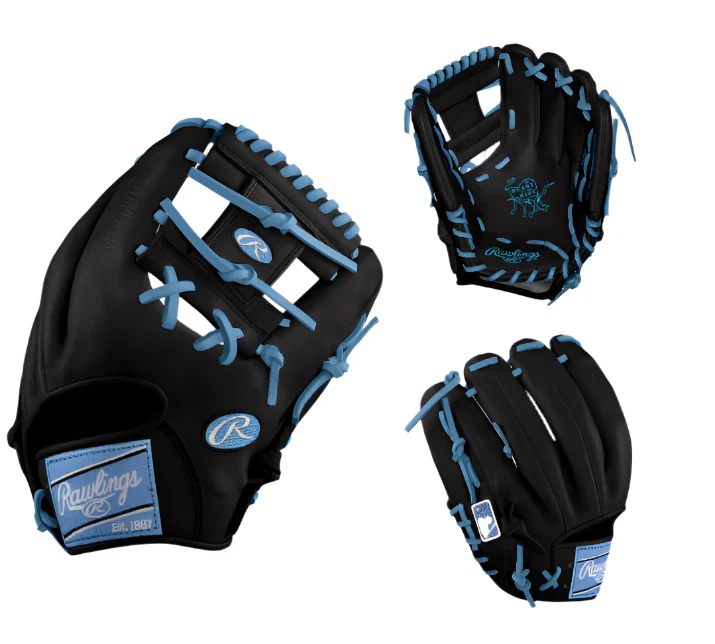 Rawlings Heart of the Hide Custom Infield 11.5 Black/Col. Blue - Image 4