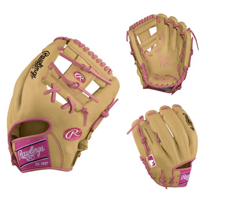 Rawlings Heart of the Hide Custom Infield 11.75 Camel/Pink - Image 4