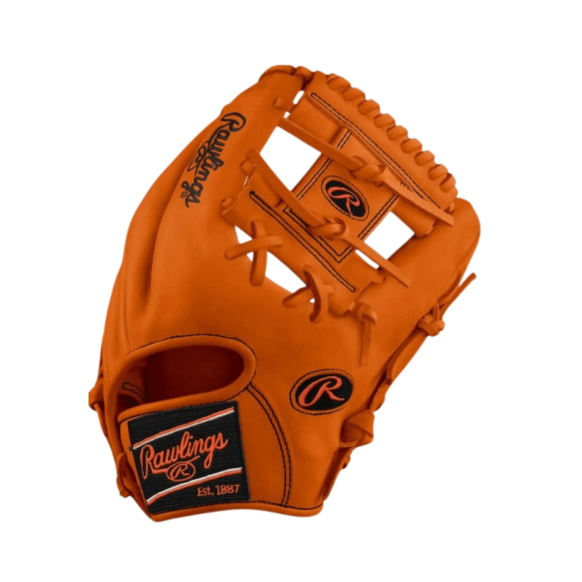 Rawlings Heart of the Hide Custom Pro204 11.5" Orange/Black