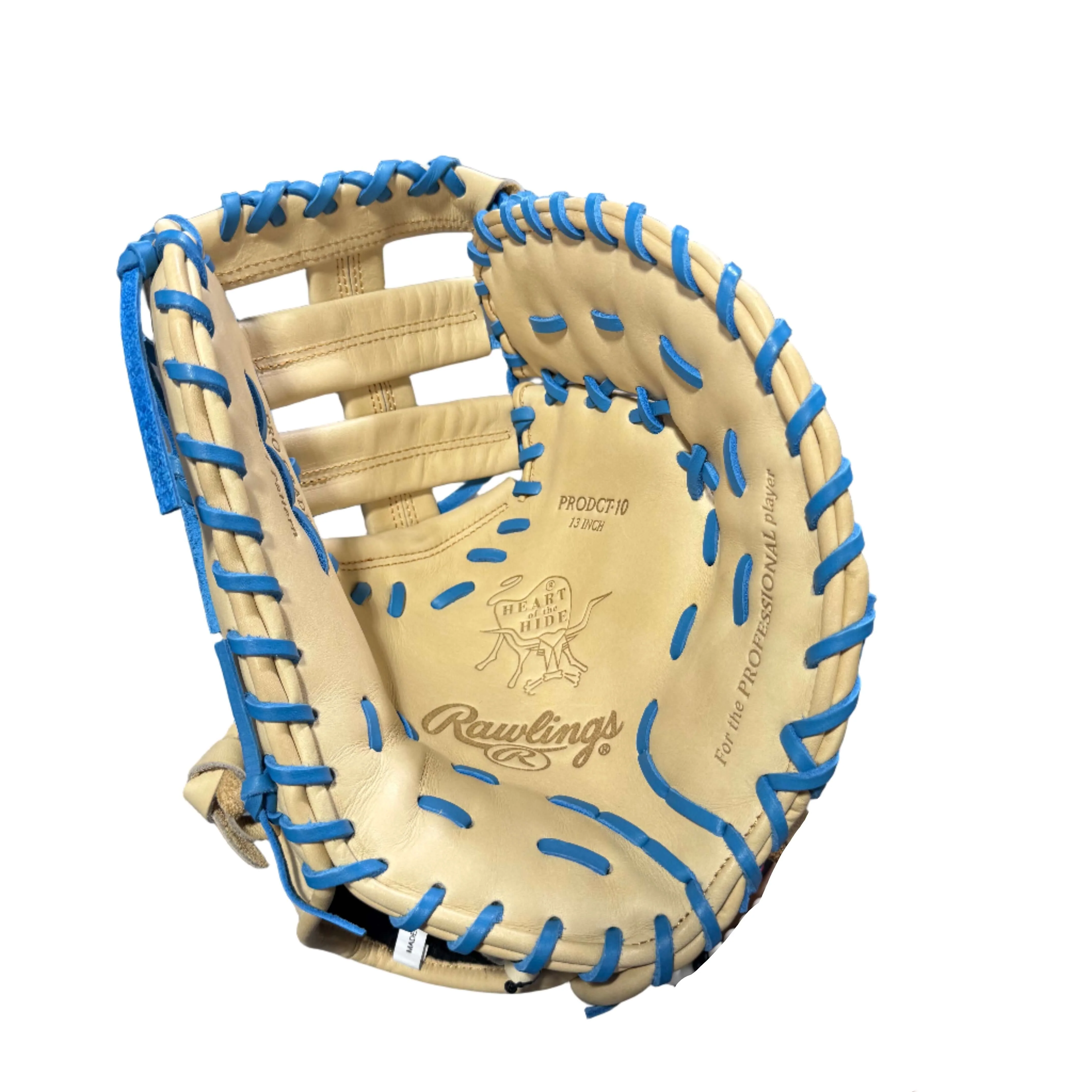 Rawlings Heart of The Hide Custom 13" Baseball First Base Mitt - DCT Pattern - Blue Dune - Image 3