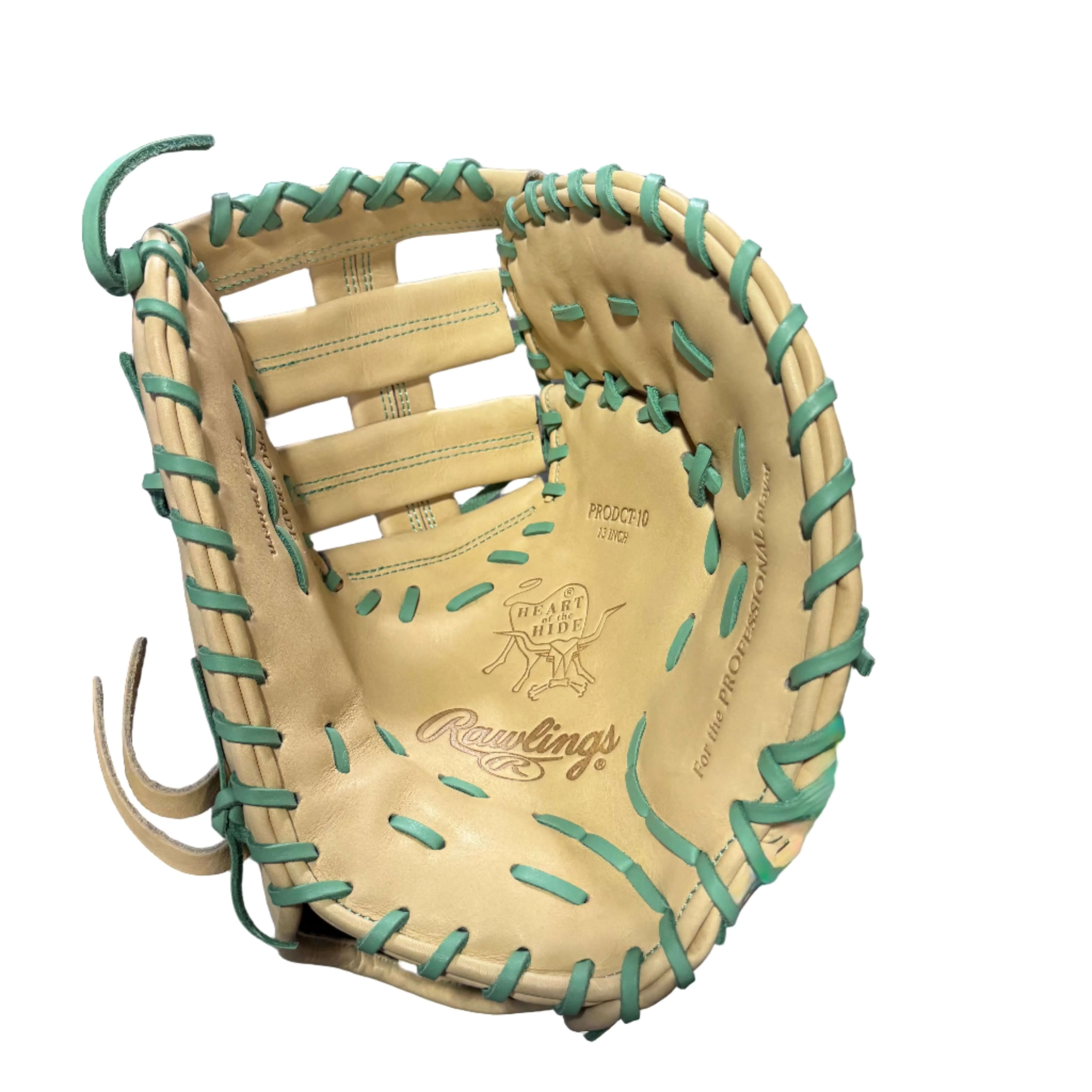 Rawlings Heart of The Hide Custom 13" Baseball First Base Mitt - DCT Pattern - Sandstone - Image 3