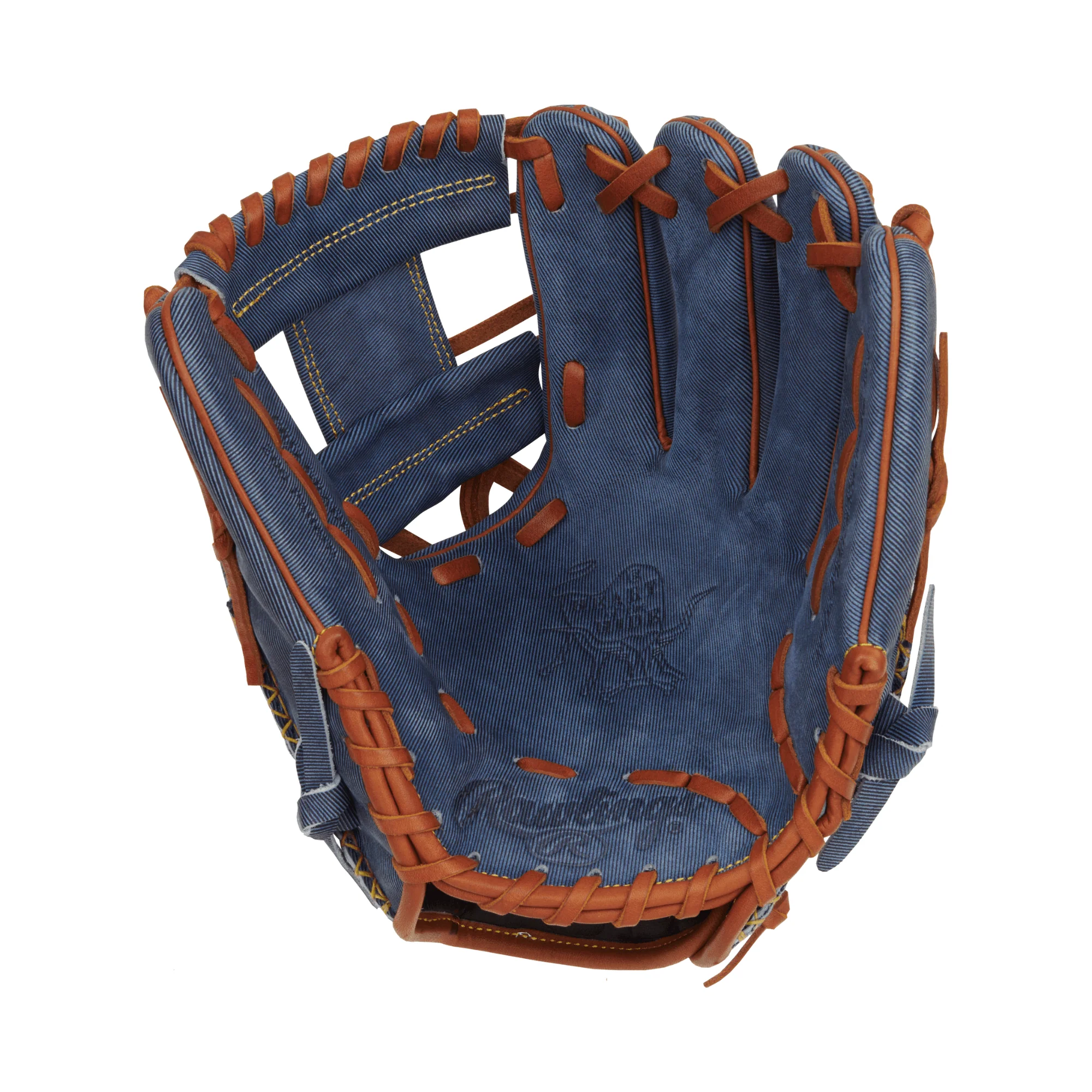 Rawlings Heart of the Hide Pro Label Denim Edition Infield Glove 11.5" RHT - Image 3