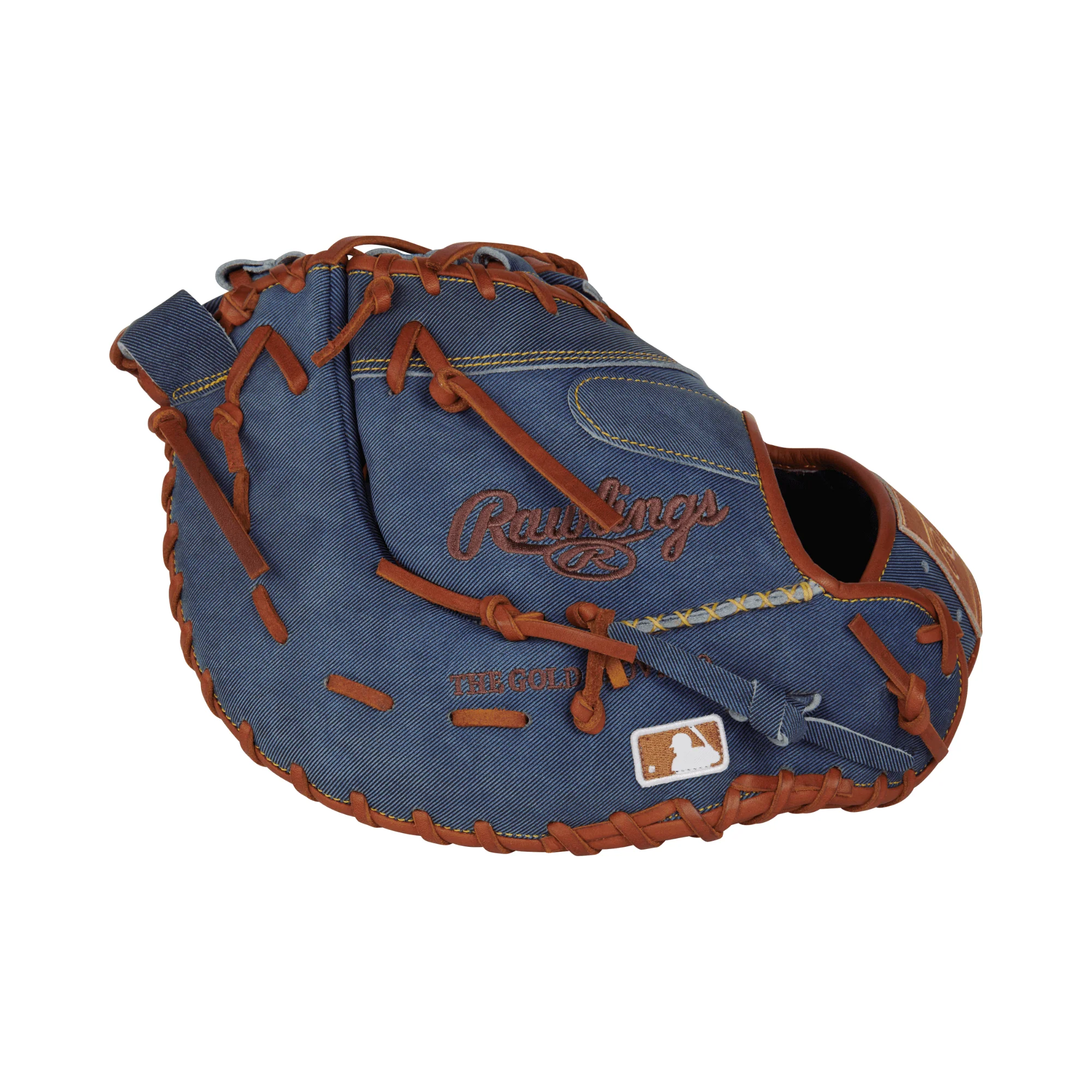 Rawlings Heart of the Hide Pro Label Denim Edition First Base Mitt 13" LHT - Image 4