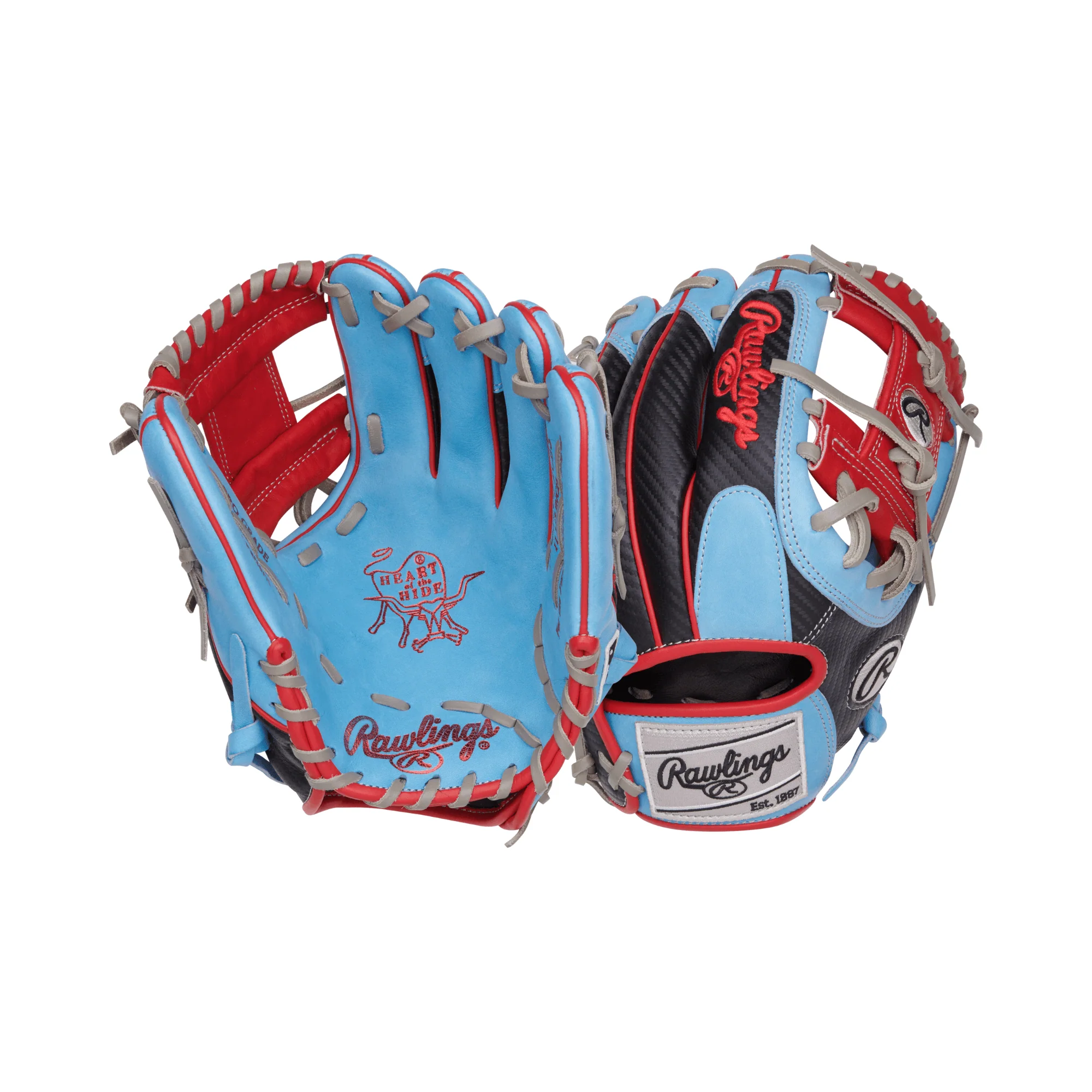 Rawlings Heart Of The Hide Series 11.5" Col. Blue/ Hypershell - Image 2